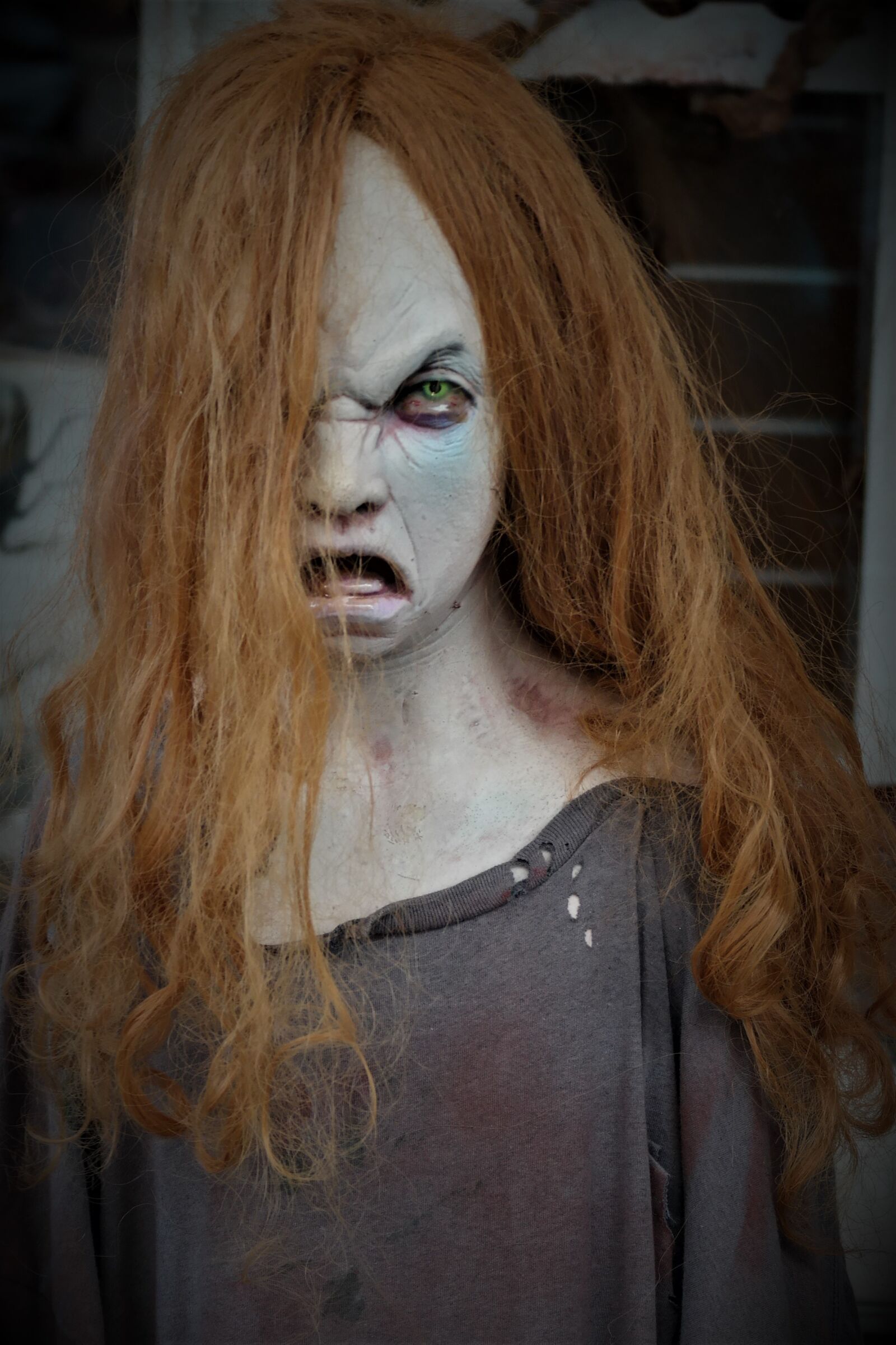 Samsung NX30 sample photo. Zombie, doll, halloween photography