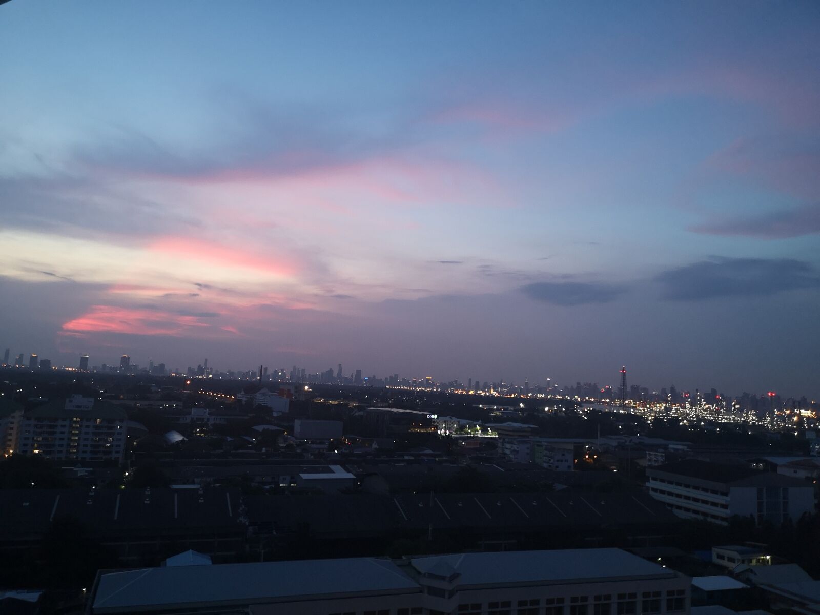 HUAWEI CLT-L29 sample photo. Sky, twilight, city photography