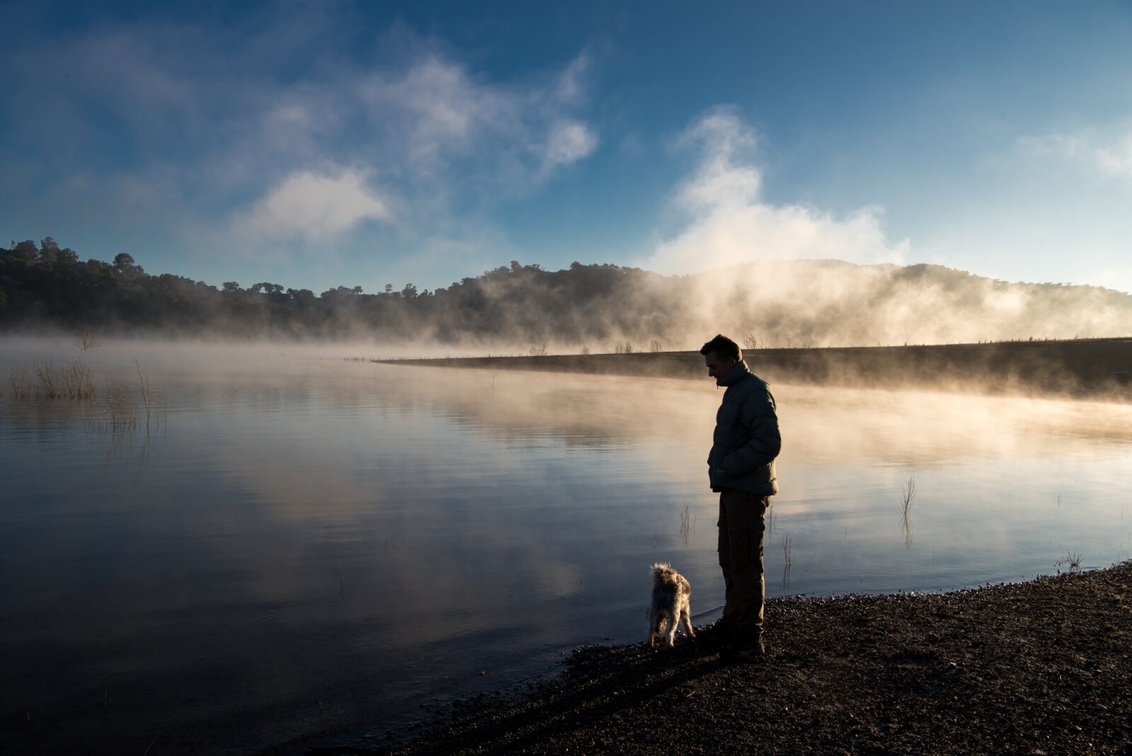Nikon D750 sample photo. Fog, lake, calm photography