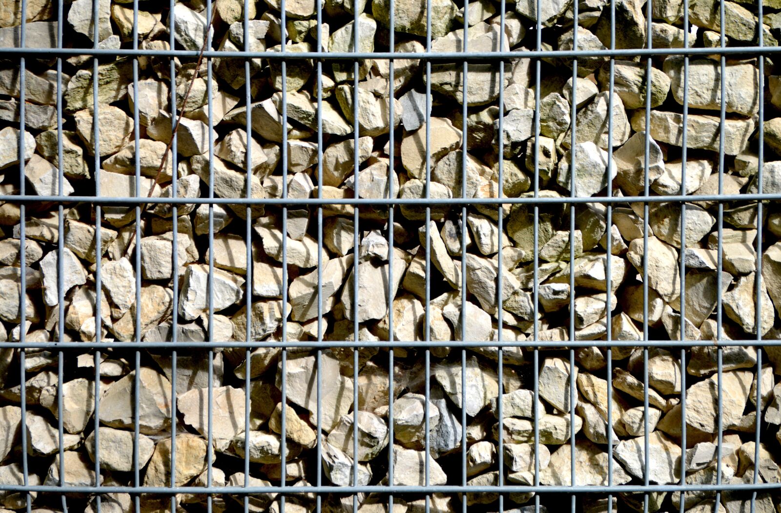 Nikon D3200 sample photo. Gabionen wall, stone wall photography