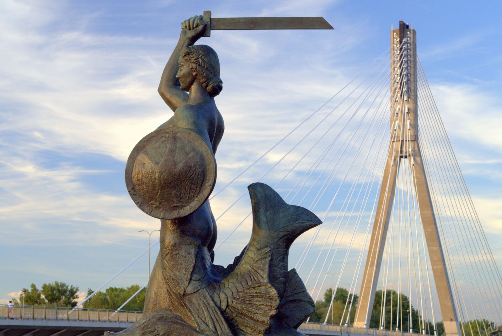 Pentax K-S2 sample photo. Warsaw, siren, mermaid photography
