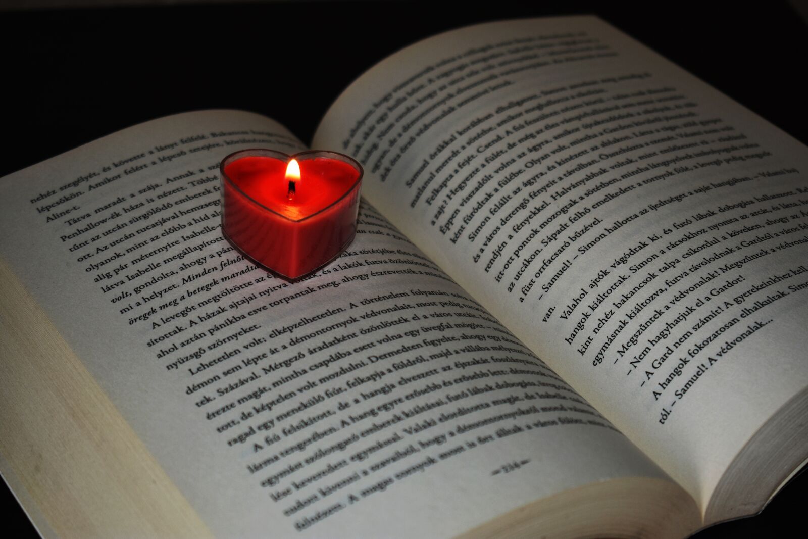 Nikon D3400 sample photo. Book, open book, candle photography