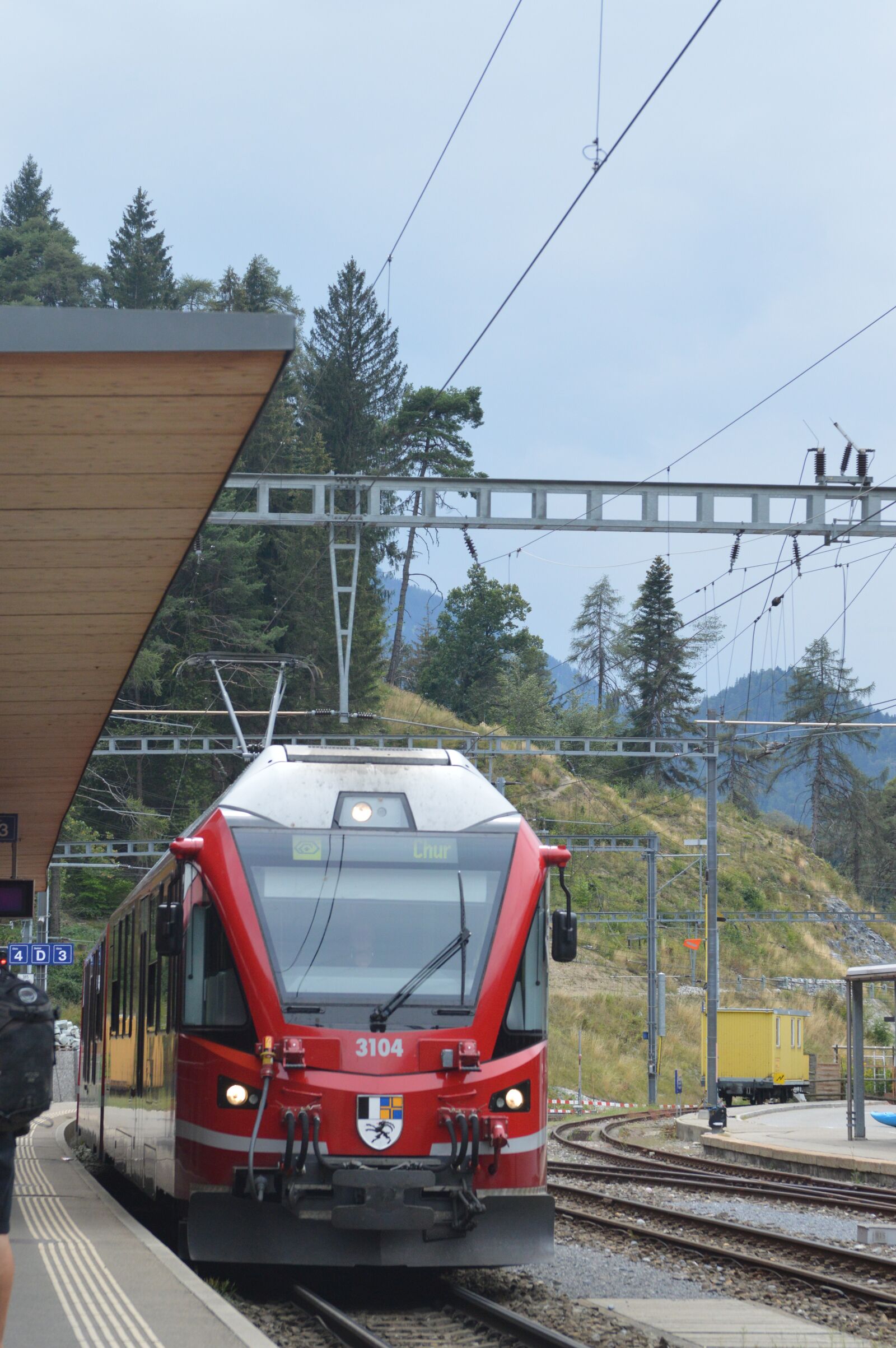 Nikon D3200 sample photo. Rhaetian railway, allegra, railway photography