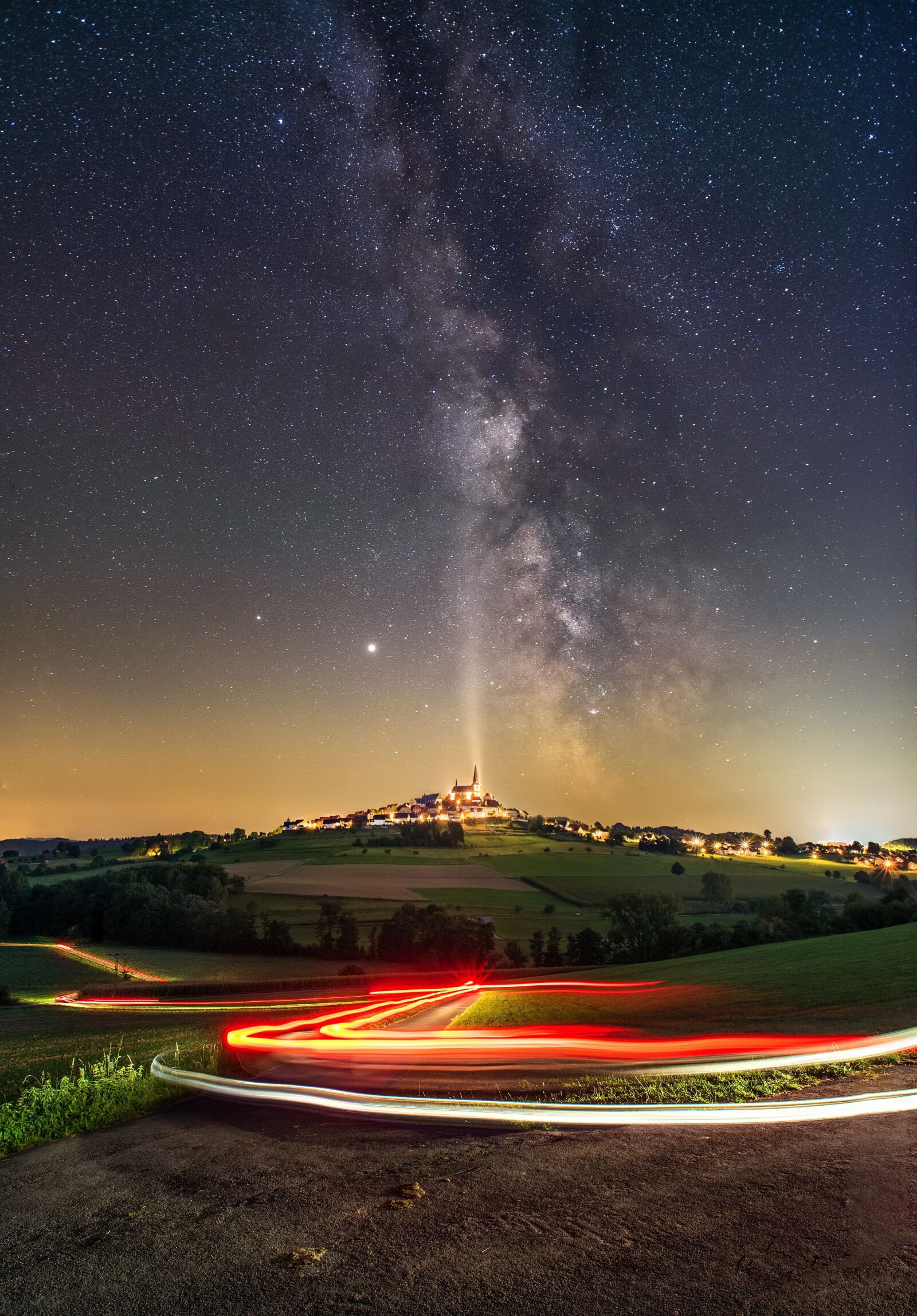 Nikon D750 sample photo. Night, lights, milky way photography