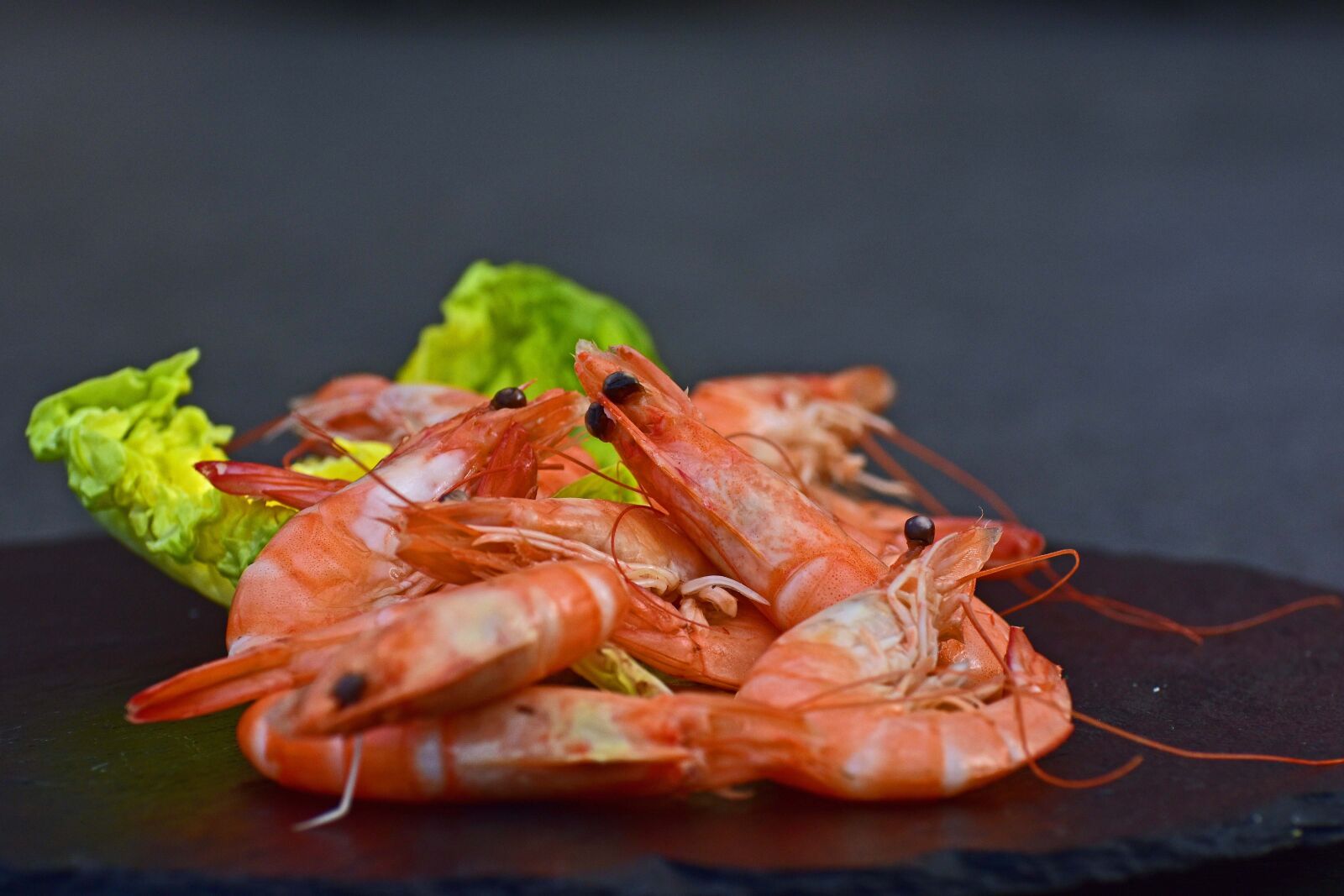 Nikon D7200 sample photo. Shrimp, cooked, unpeeled photography