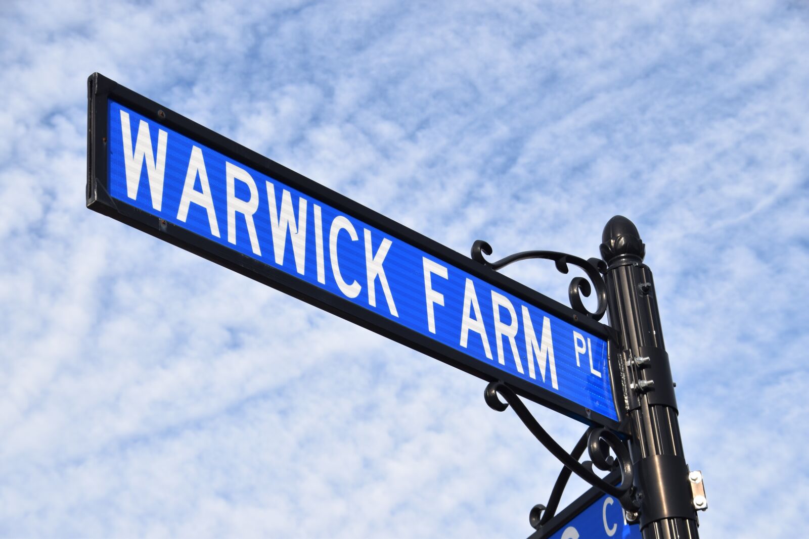 Nikon D5300 sample photo. Street sign, blue sky photography