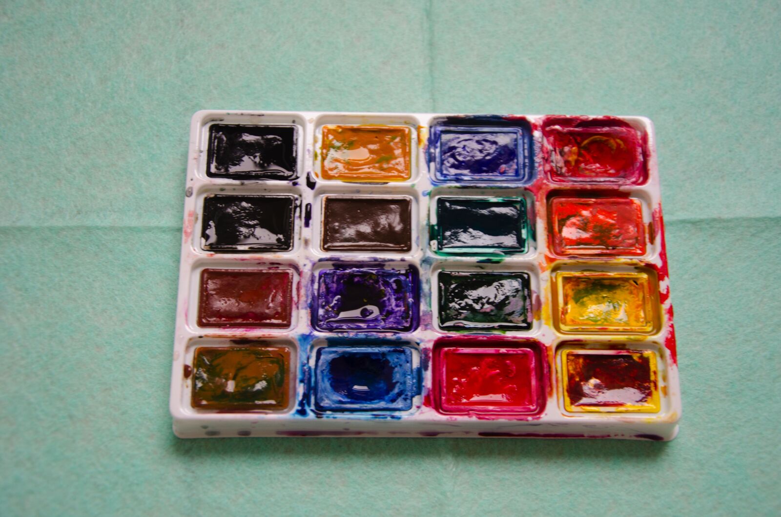 Nikon D7000 sample photo. Watercolors, paint, colours photography