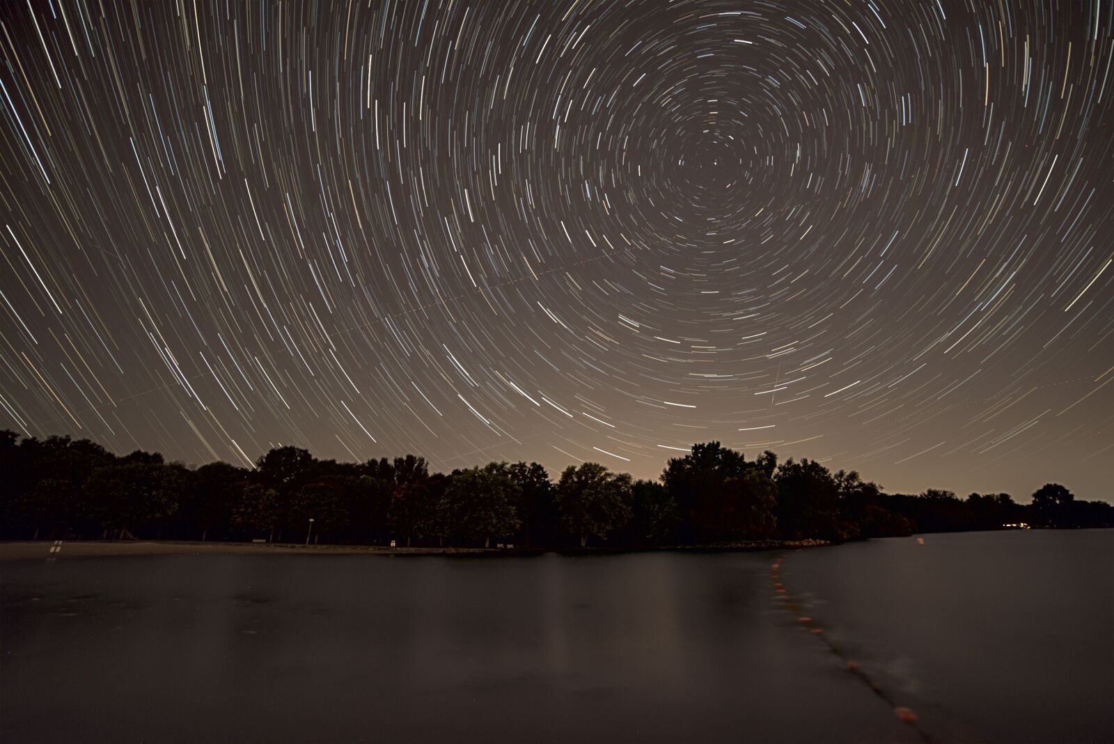 Nikon D750 sample photo. Star trails, lake, water photography
