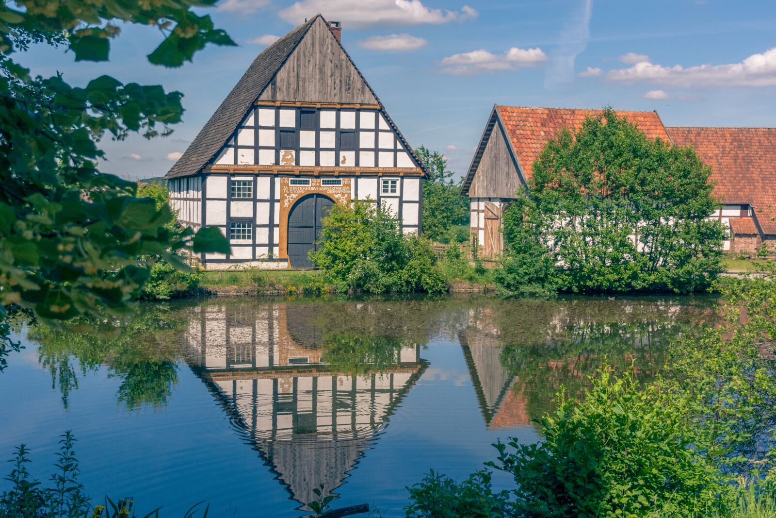 Nikon D7200 sample photo. Houses, half-timbered houses, village photography