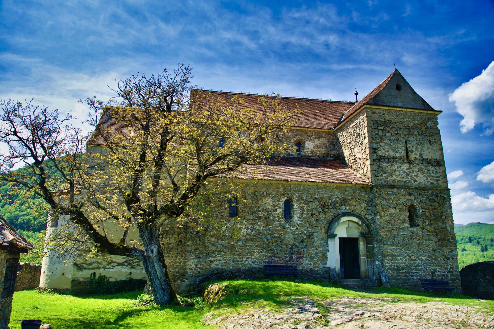 Sony a6500 sample photo. Church, architecture, tree photography