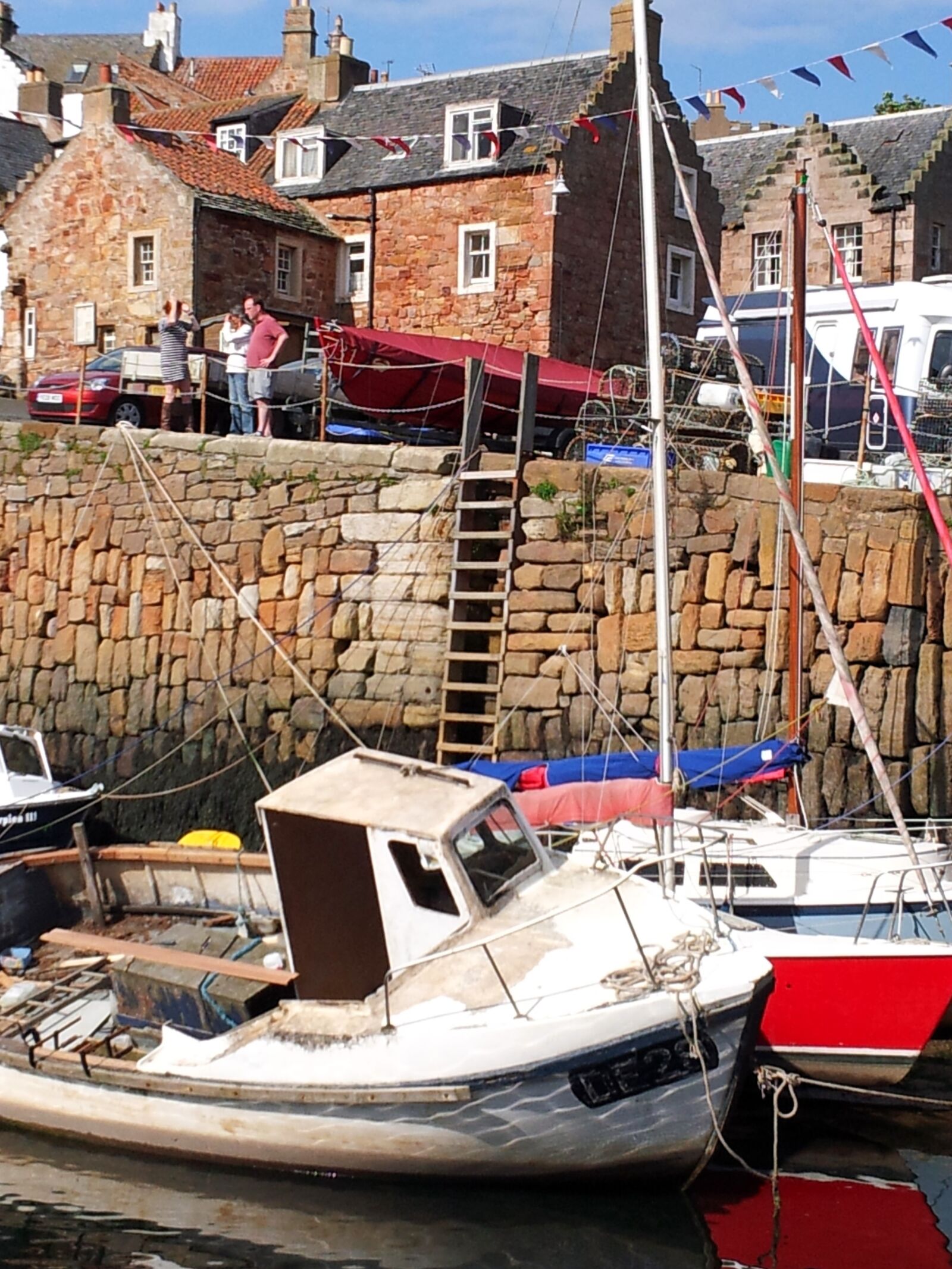 Samsung Galaxy Note sample photo. Boats, in, crail photography