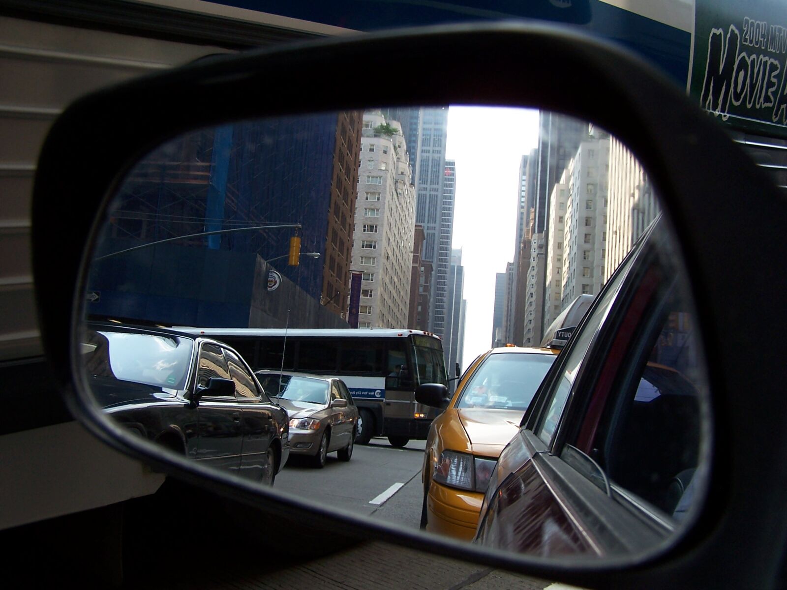 Kodak DX6490 ZOOM DIGITAL CAMERA sample photo. Rearview, mirror, traffic photography