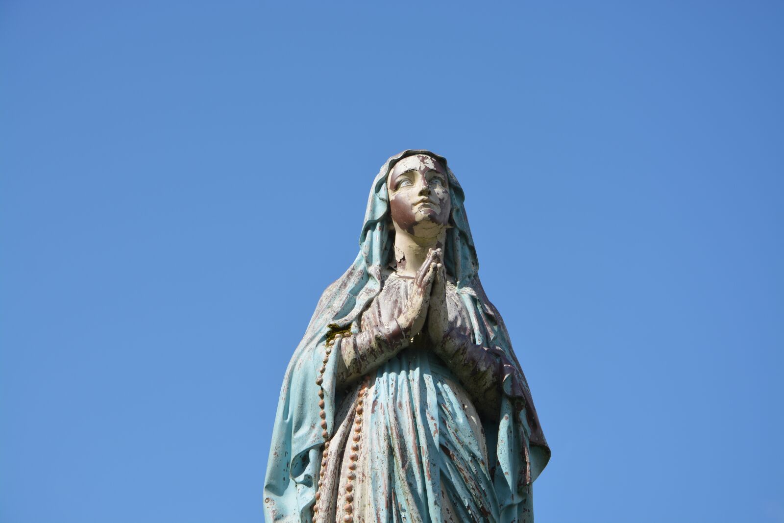 Nikon D5200 sample photo. Statue holy virgin, mary photography