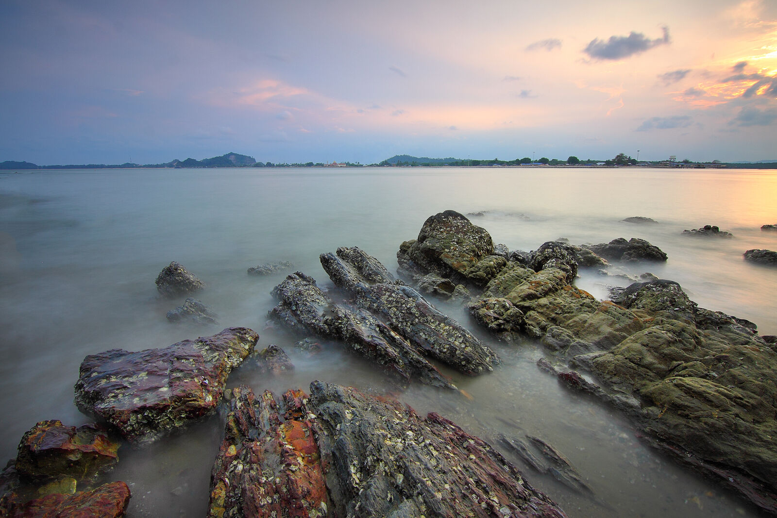 Canon EOS 50D sample photo. Sea, dawn, sky, water photography
