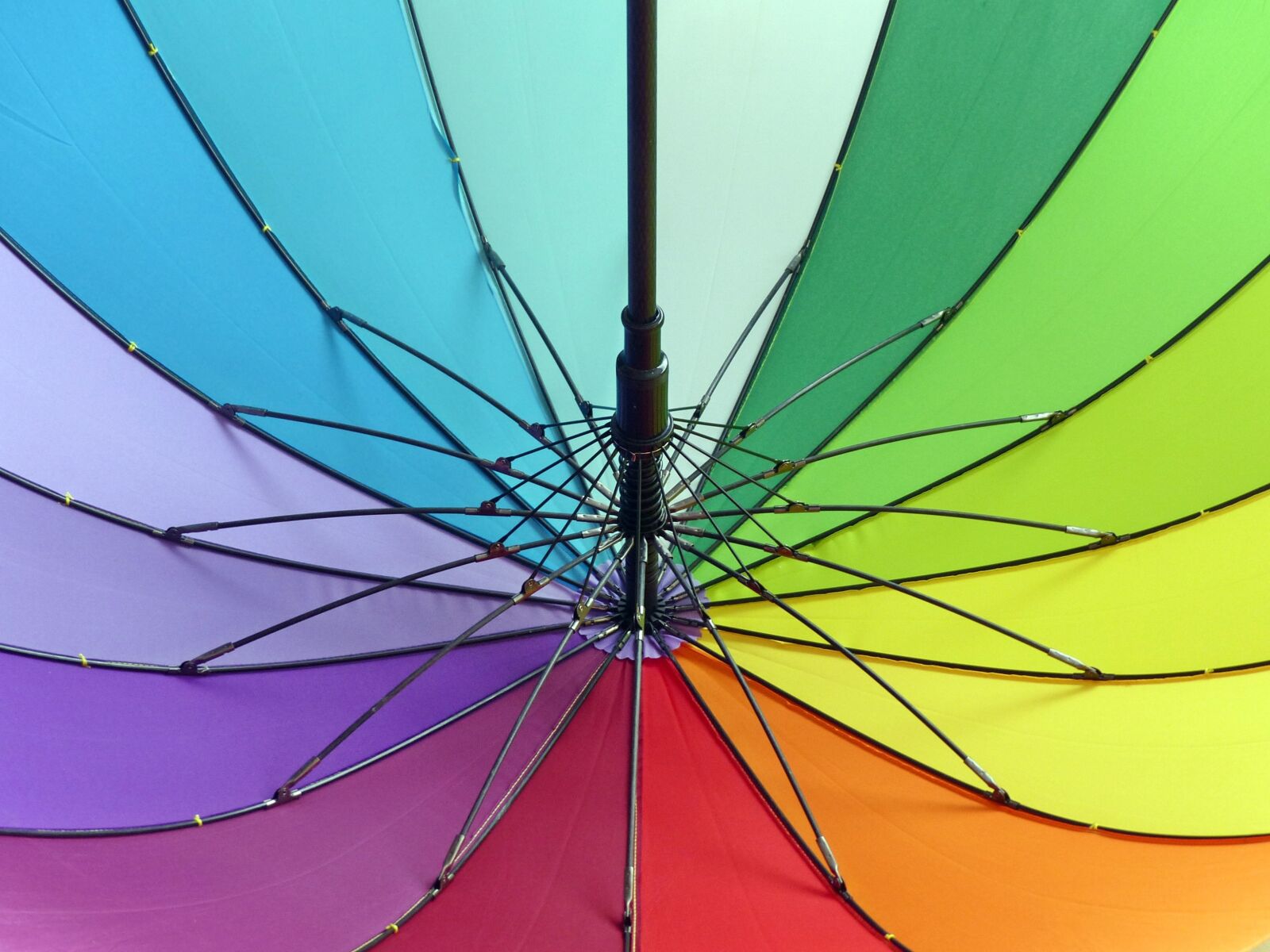 Panasonic Lumix DMC-FZ200 sample photo. Umbrella, colorful, color photography