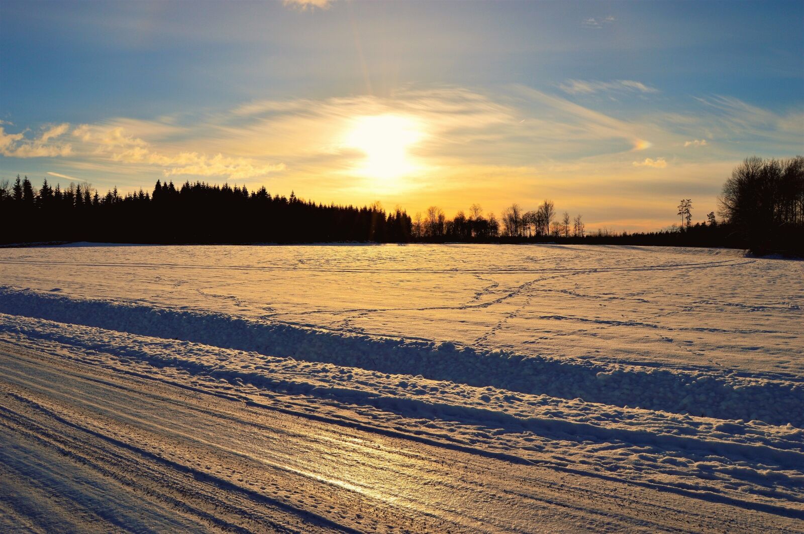 Nikon D3200 sample photo. Sunset, solar, sunshine photography