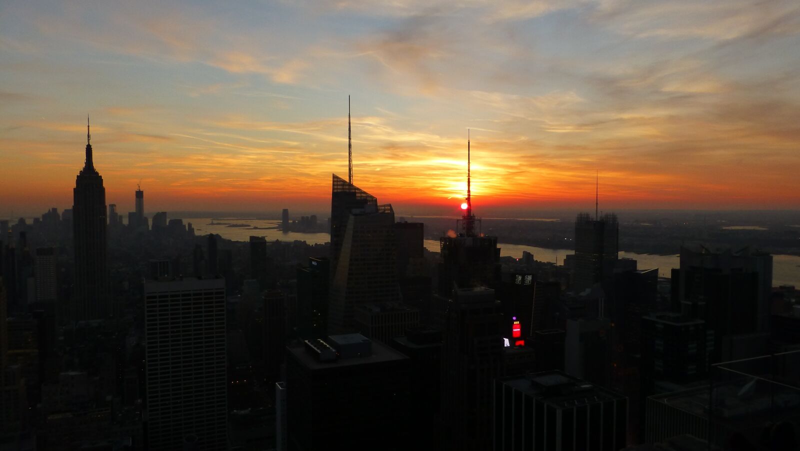 Panasonic DMC-TZ31 sample photo. New york city, sunset photography