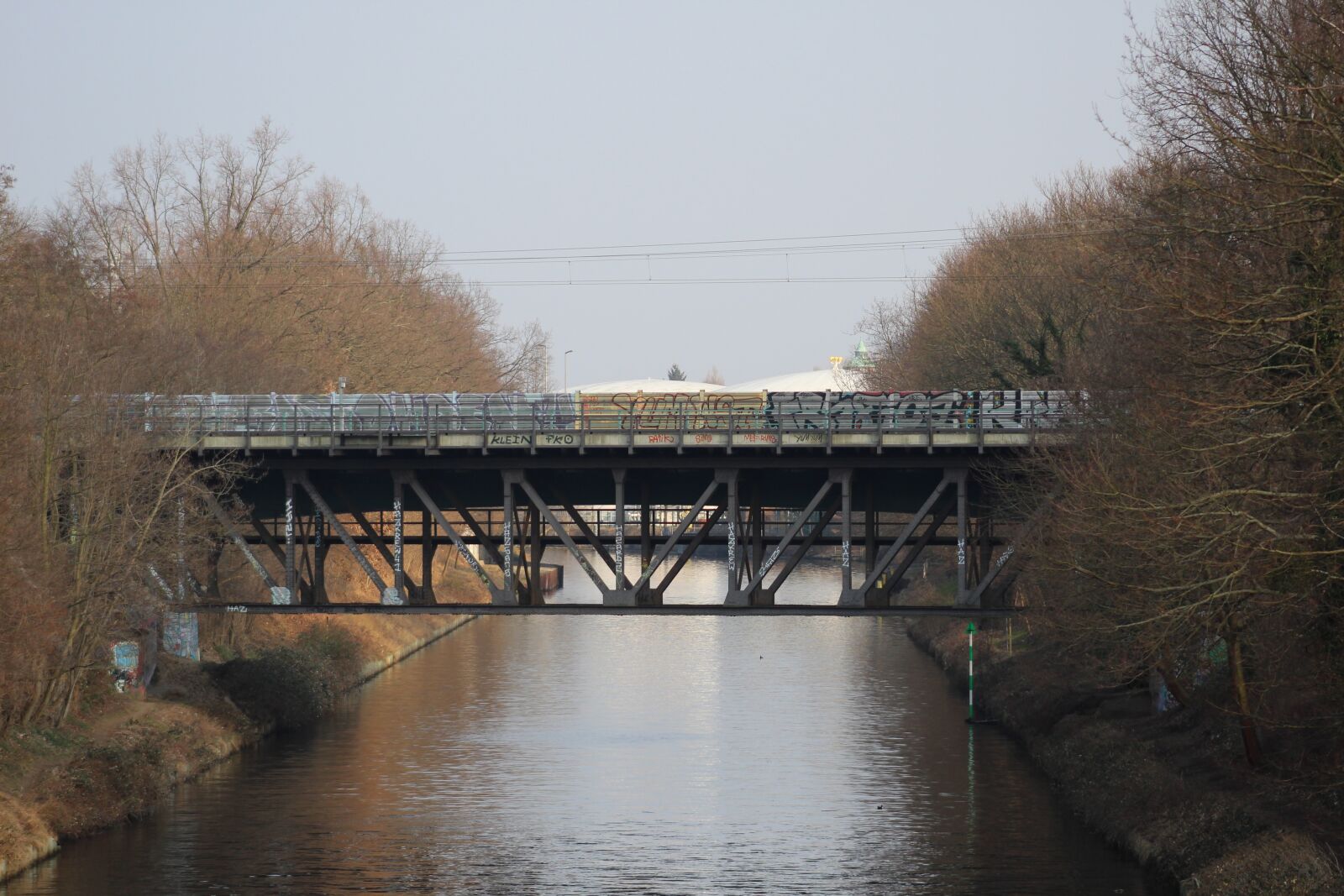 Canon EF75-300mm f/4-5.6 sample photo. Waters, bridge, river photography
