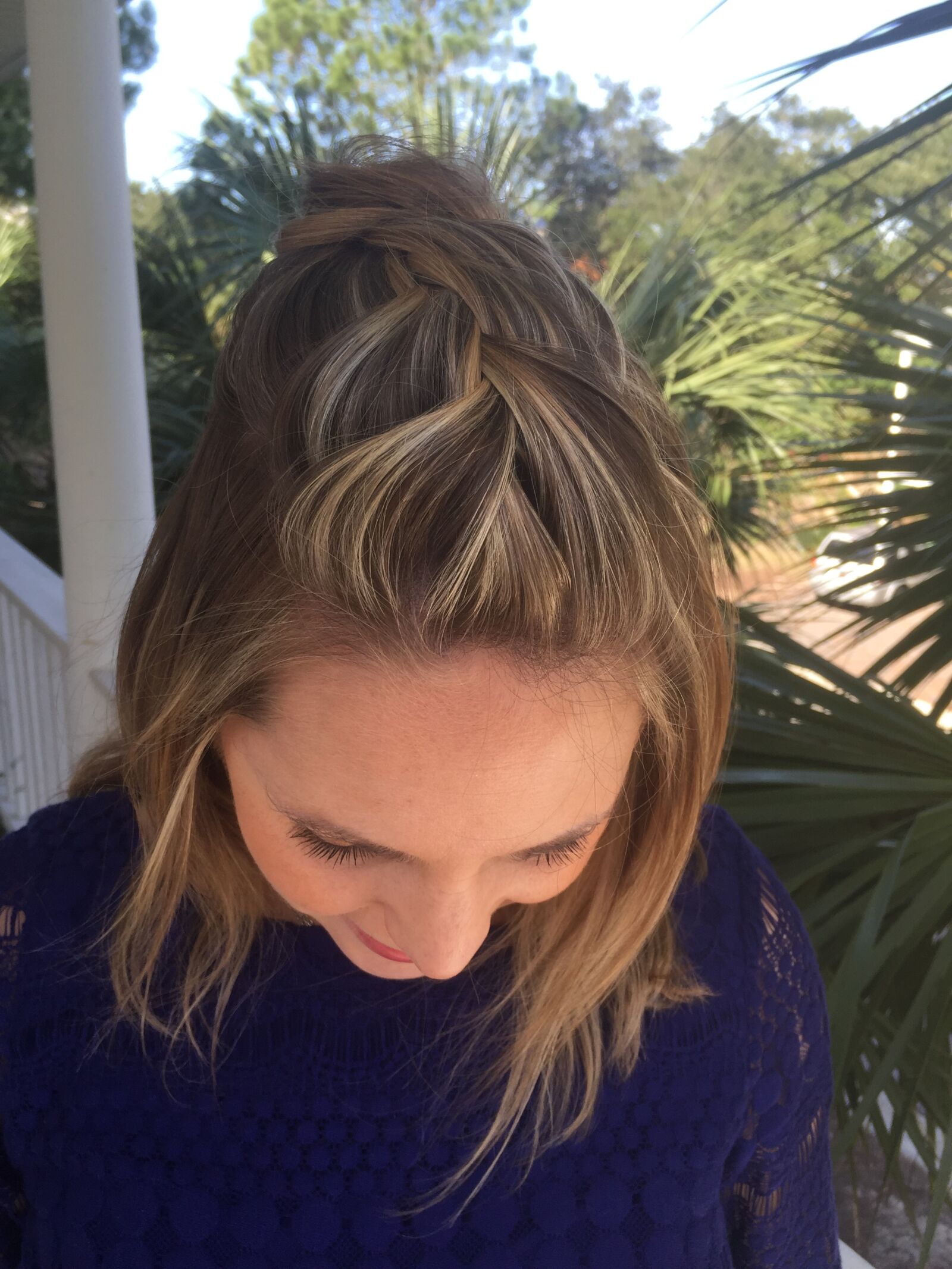 Apple iPhone 6 sample photo. Braided, hair photography