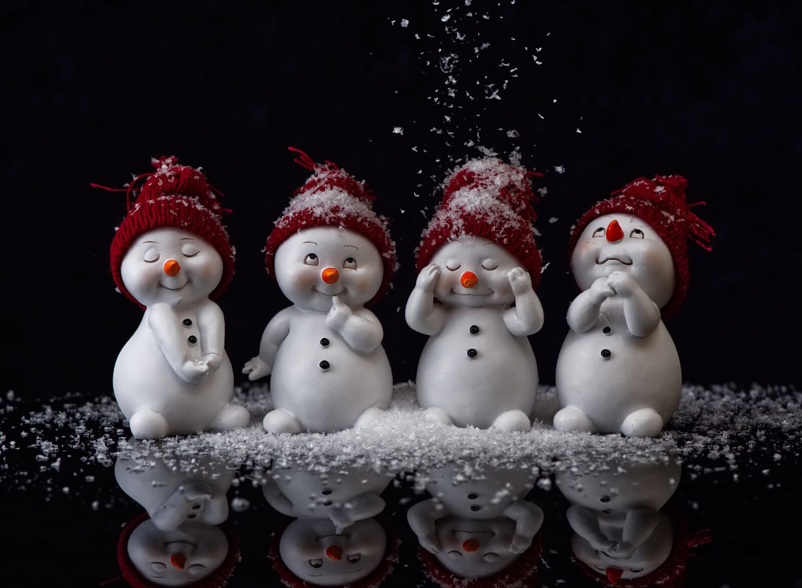 Nikon D7200 sample photo. Snowman, figure, cute photography