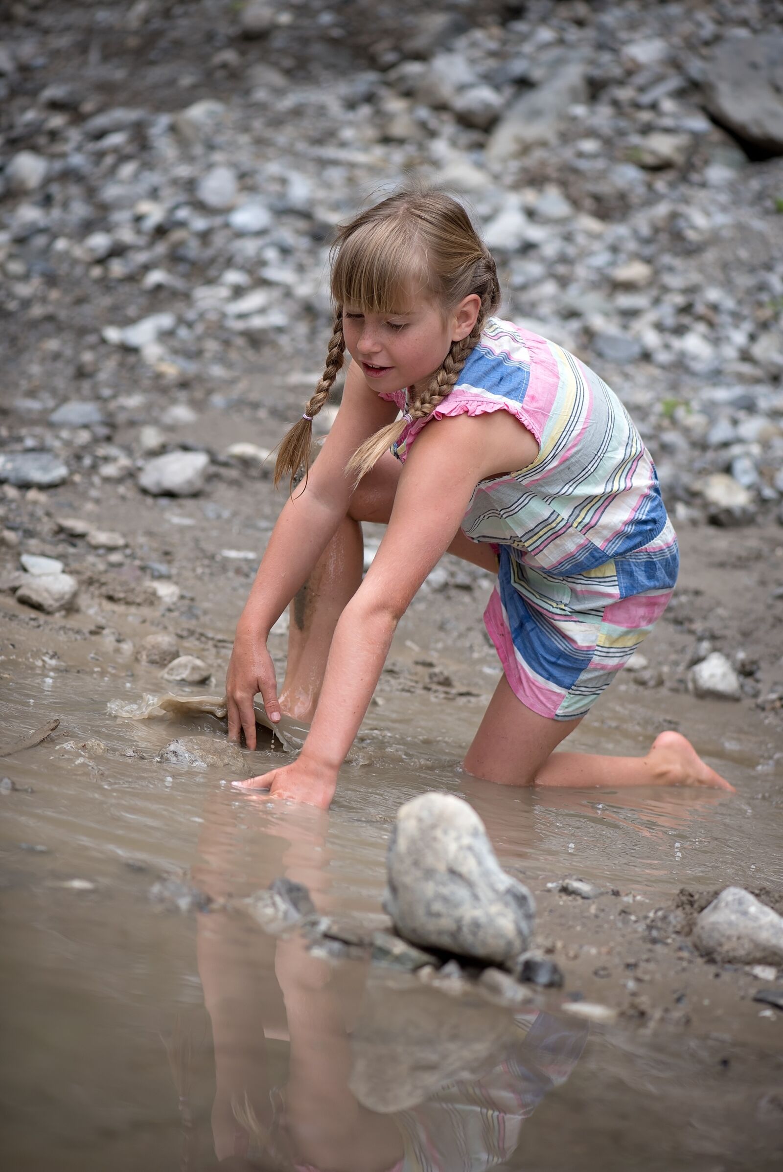 Nikon D750 sample photo. Water, splashing, childhood photography