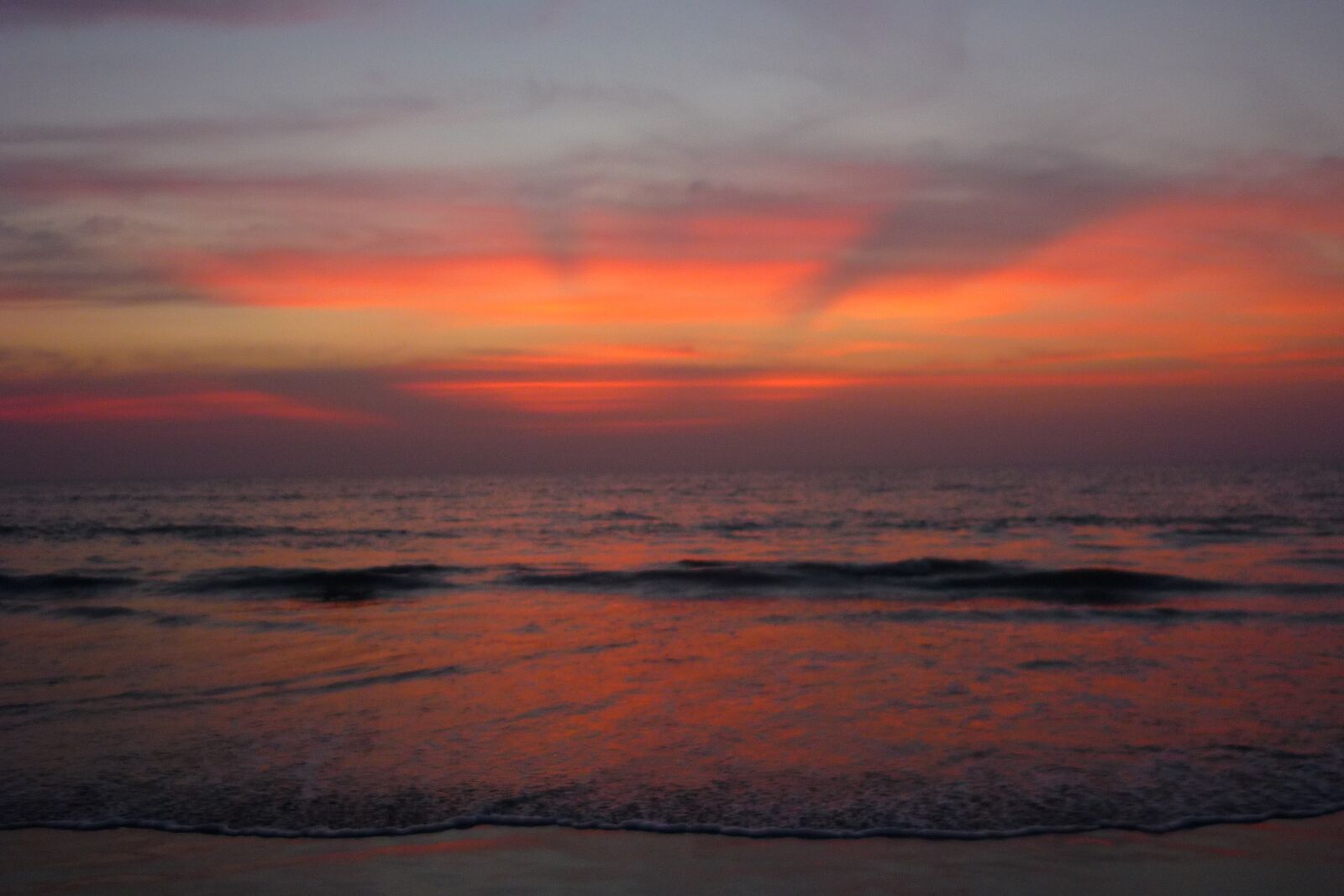 Panasonic Lumix DMC-FS3 sample photo. Sunset, goa, india photography