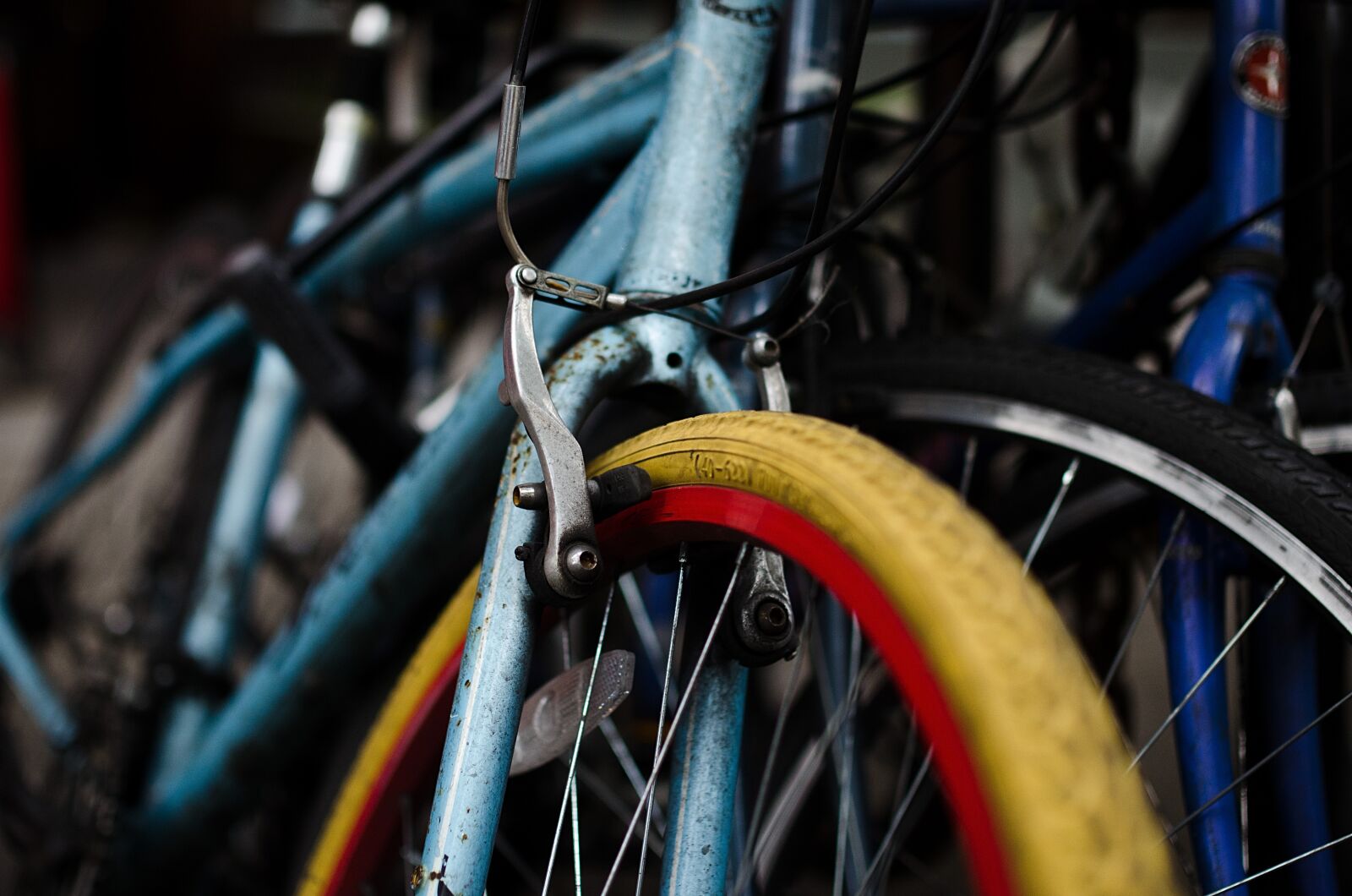 Nikon D7000 sample photo. Bicycles, bike, bike tires photography