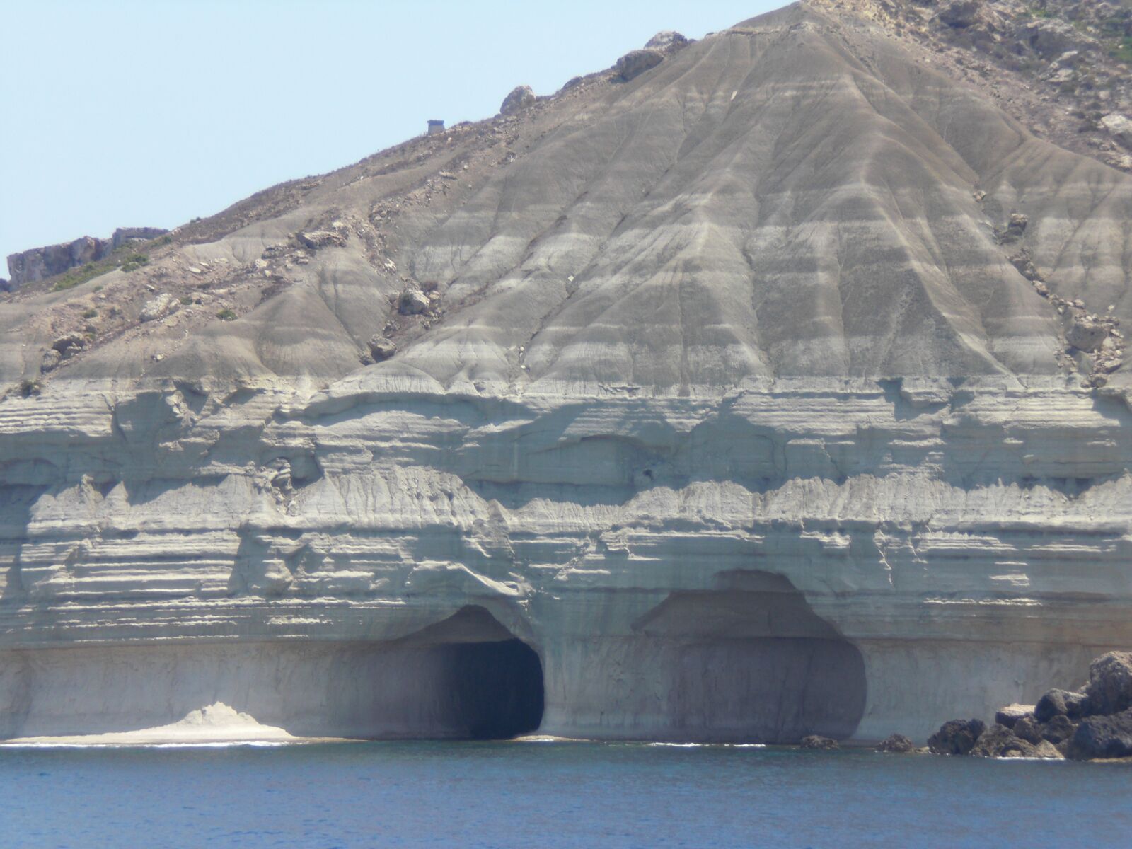 CASIO EX-Z80 sample photo. Rock, malta, sea photography