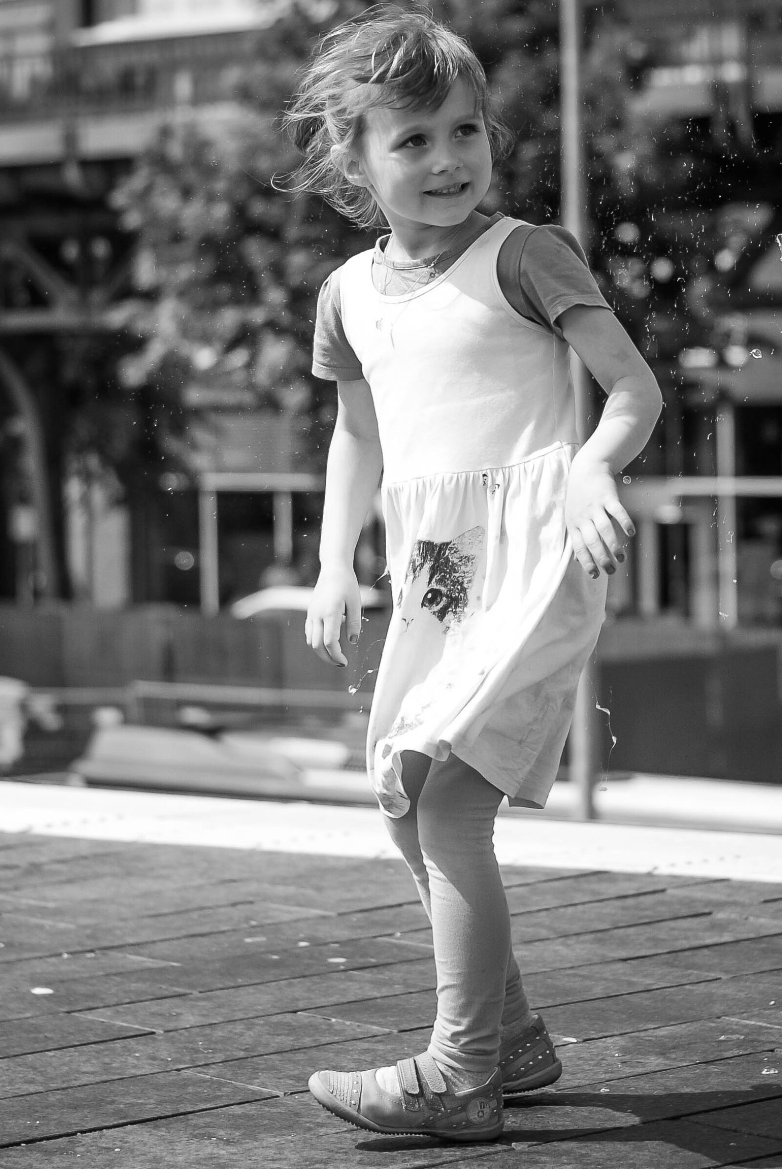 Nikon D200 sample photo. Child, girl, water photography