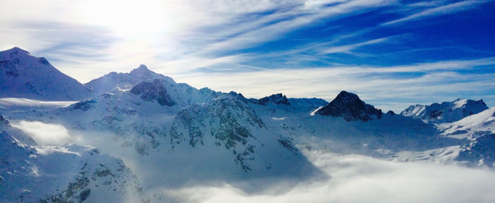 iPhone 5s back camera 4.15mm f/2.2 sample photo. Nature, snow, mountains photography