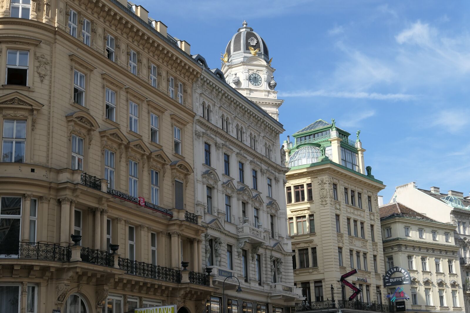 Panasonic Lumix DMC-LX10 (Lumix DMC-LX15) sample photo. Vienna, facades, architecture photography