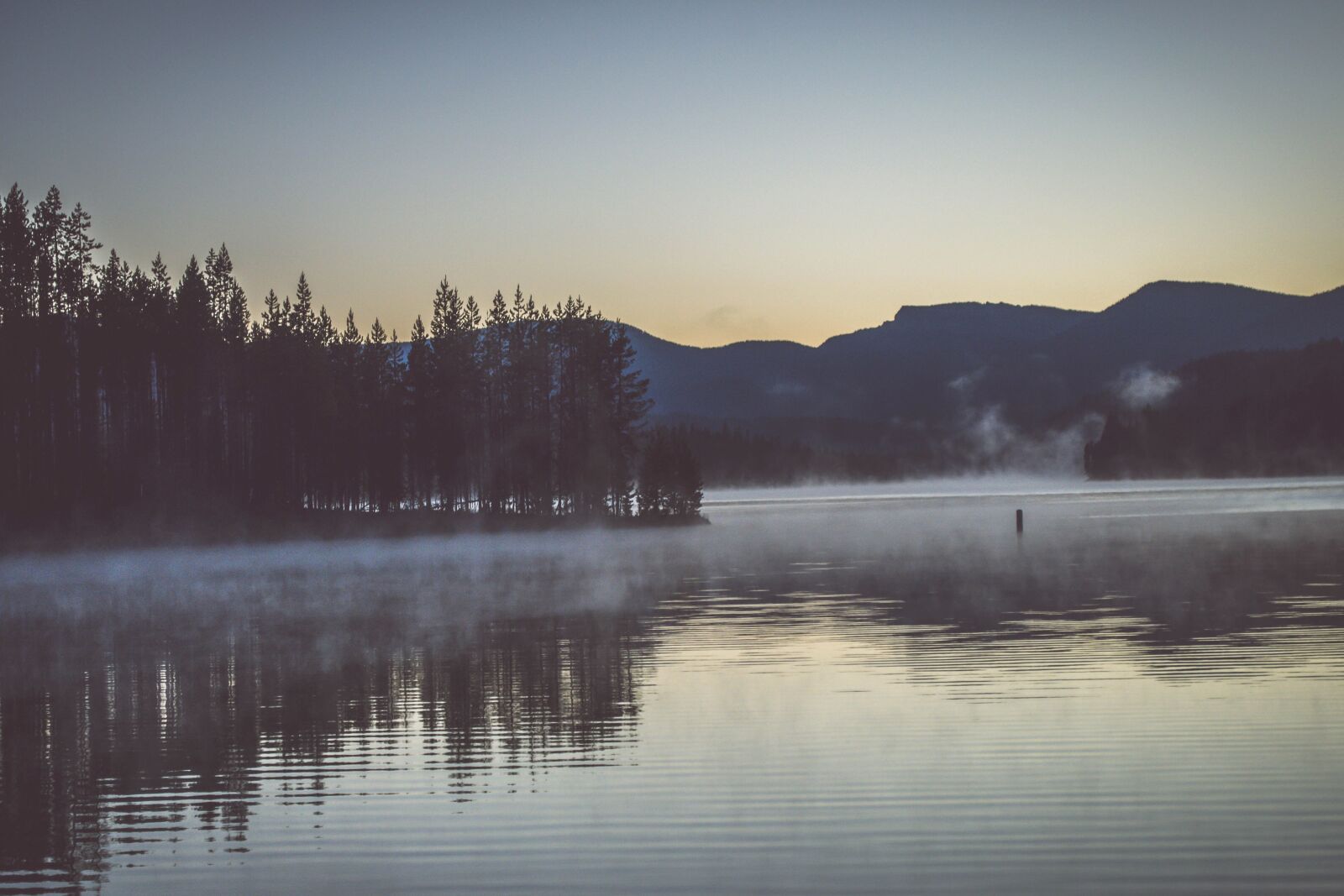 Nikon D5200 sample photo. Fog, lake, water, dawn photography