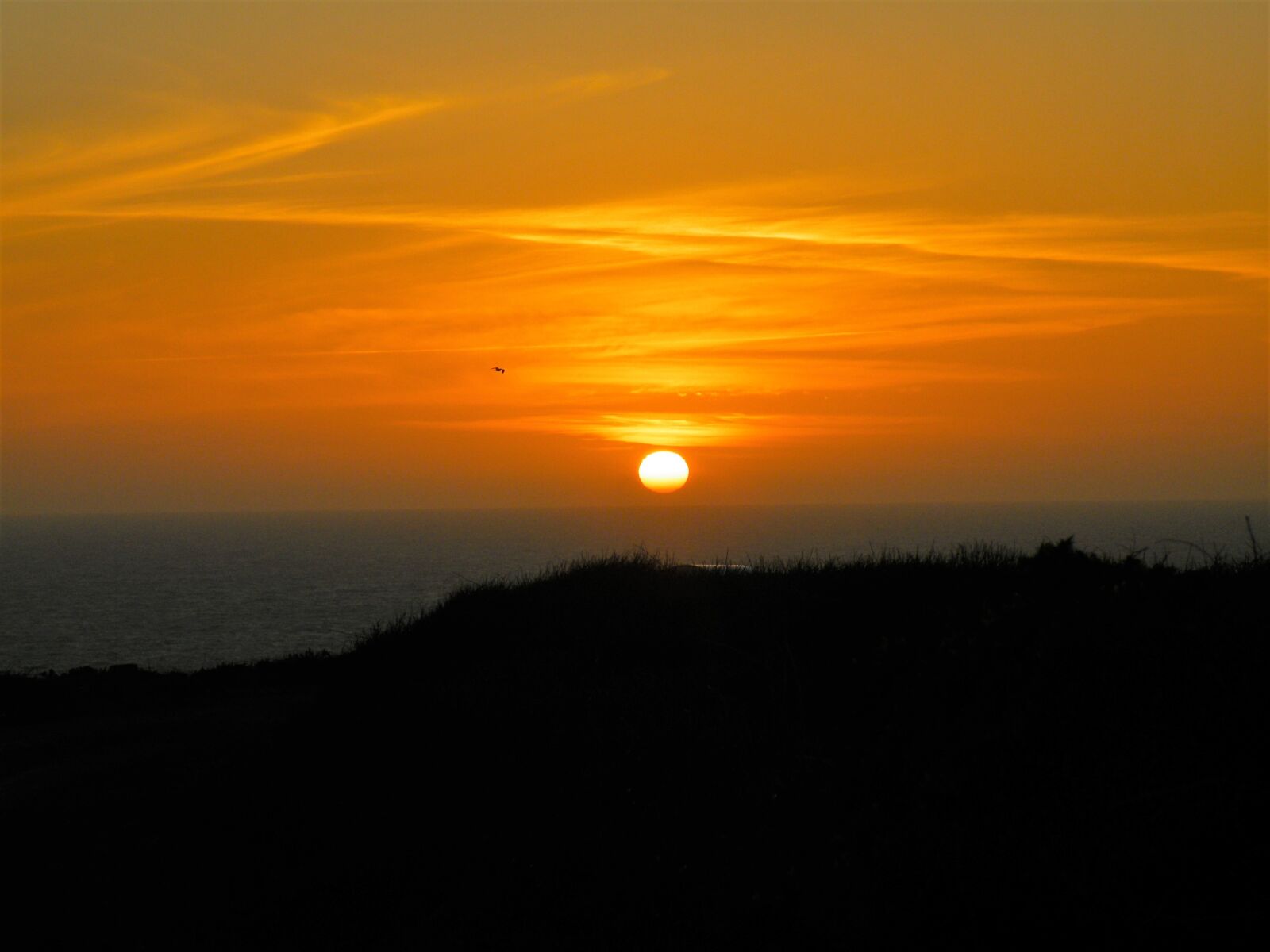 Fujifilm FinePix S8100fd sample photo. Sunset, cornwall, land's end photography