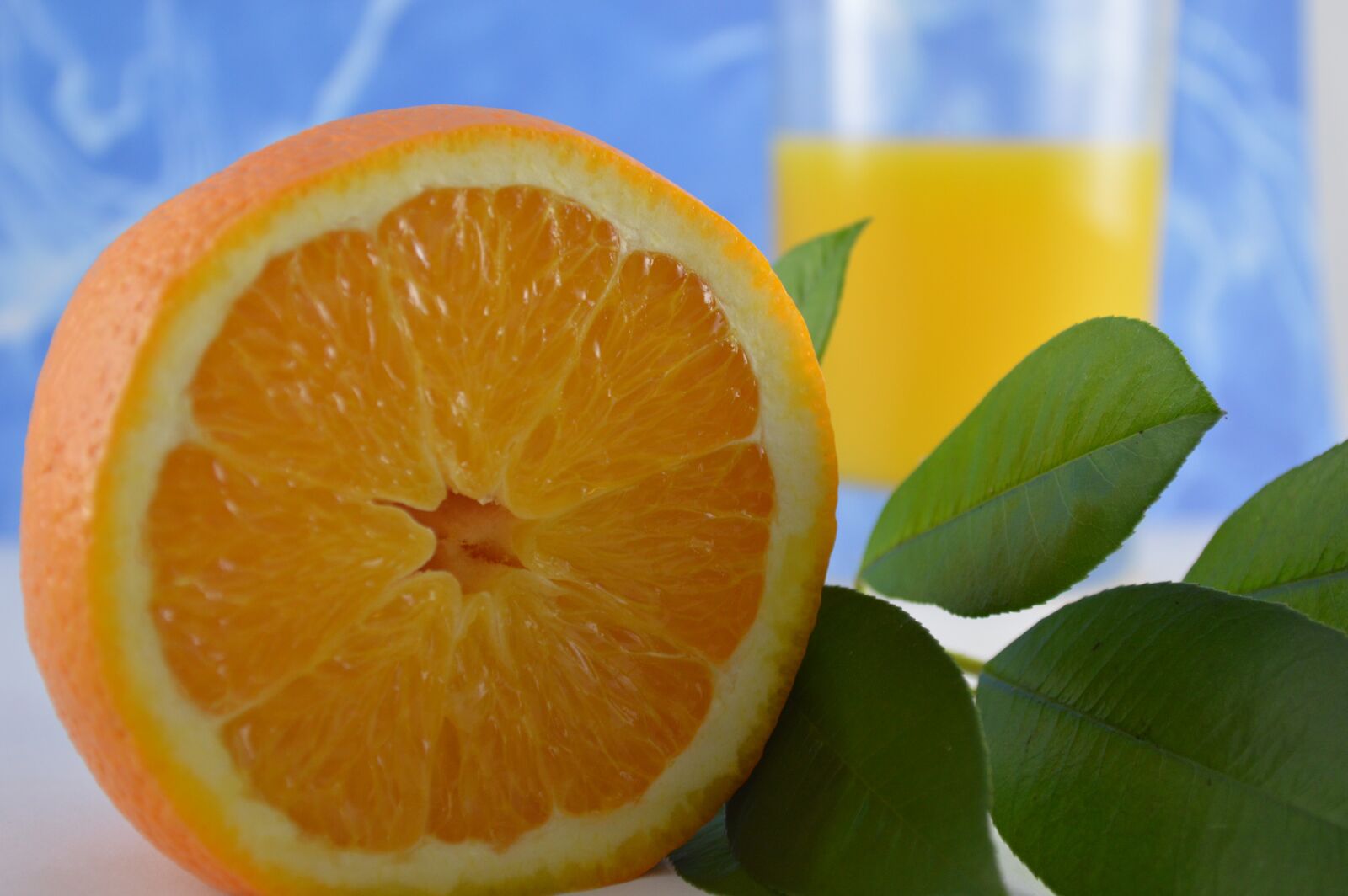 Nikon D3200 sample photo. Orange, orange juice, vitamins photography