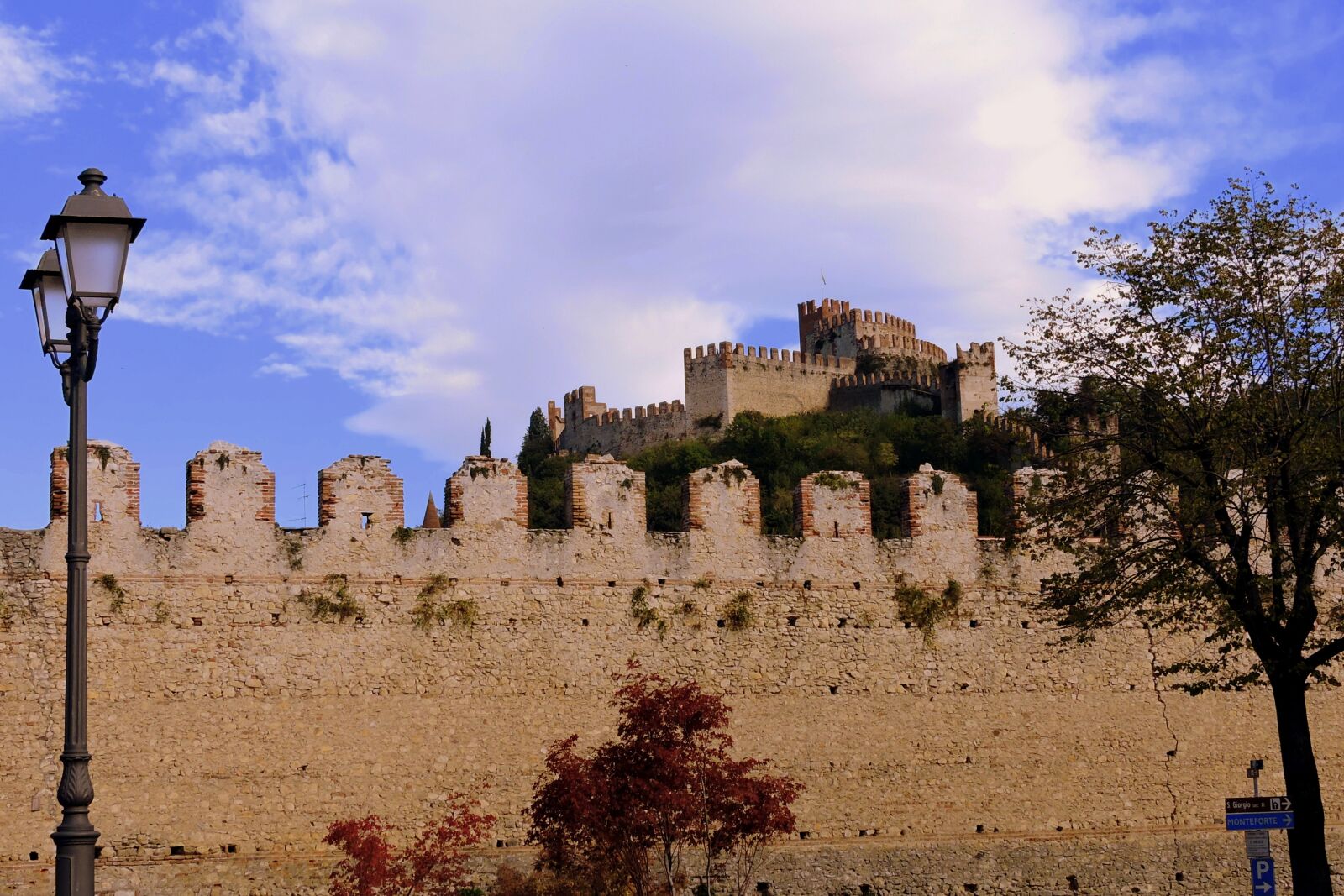 Nikon Coolpix P600 sample photo. Castle, wall, cloud photography