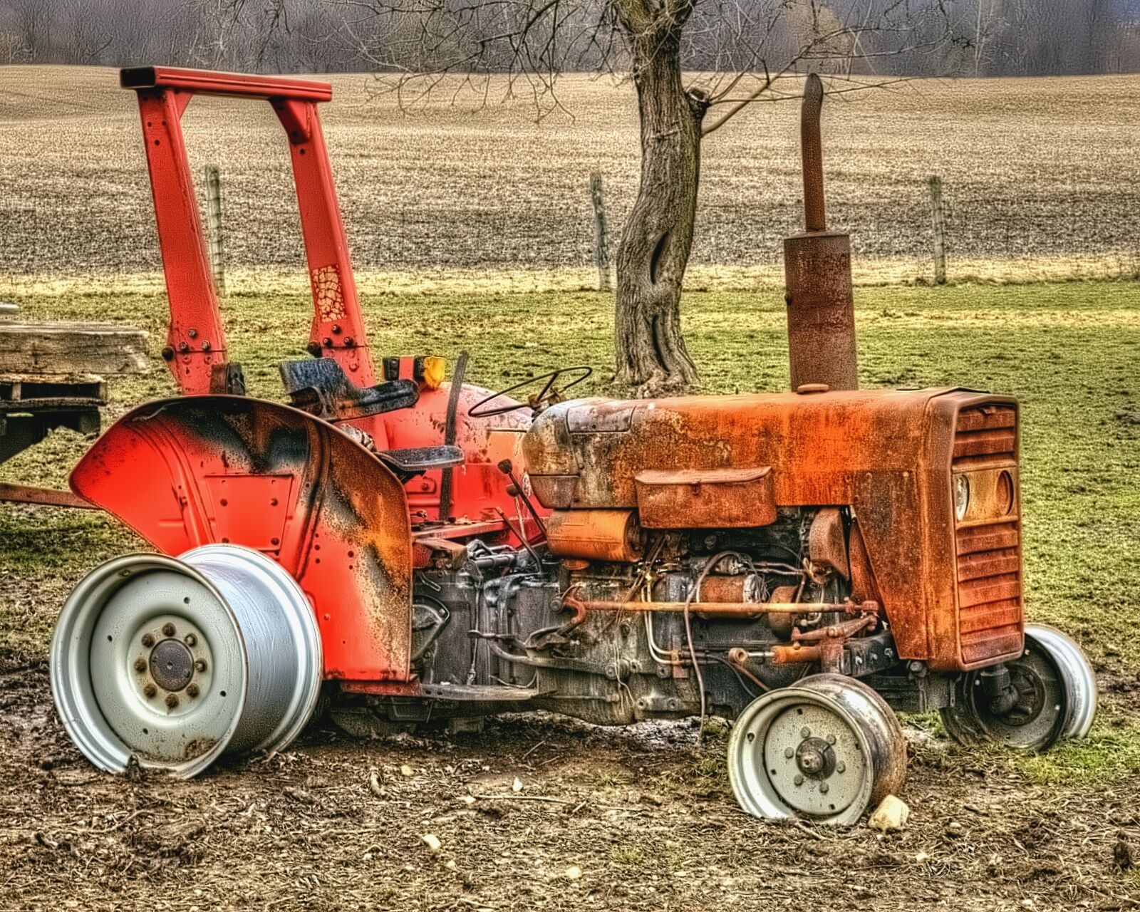 Canon EOS 5D Mark II sample photo. Tractor, machinery, agriculture photography