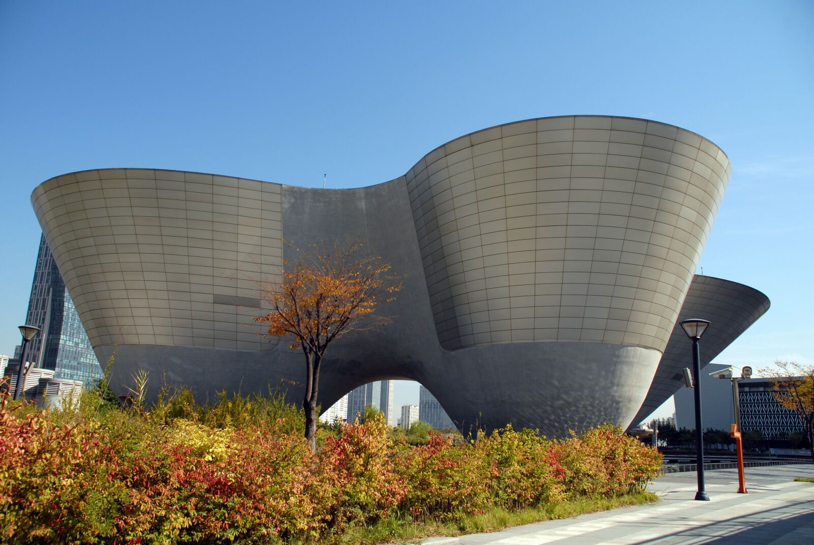 Nikon D200 sample photo. Songdo incheon korea, building photography