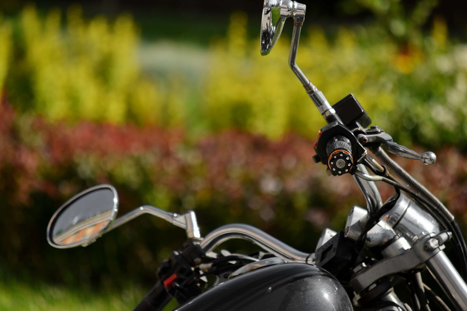 Nikon D5500 sample photo. Luxury, mirror, motorcycle, steering photography