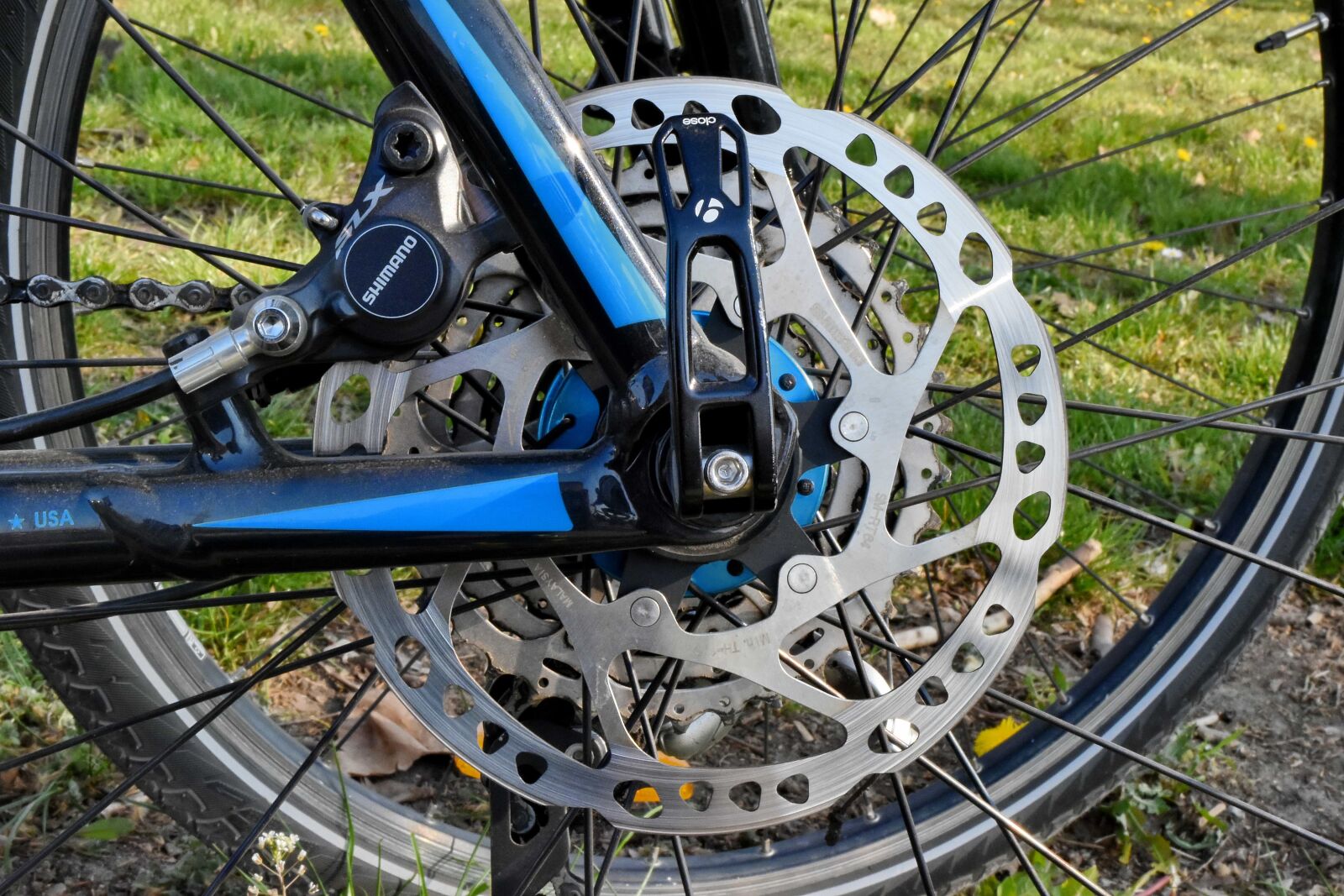 Nikon D5500 sample photo. Mountain bike, wheel, brake photography