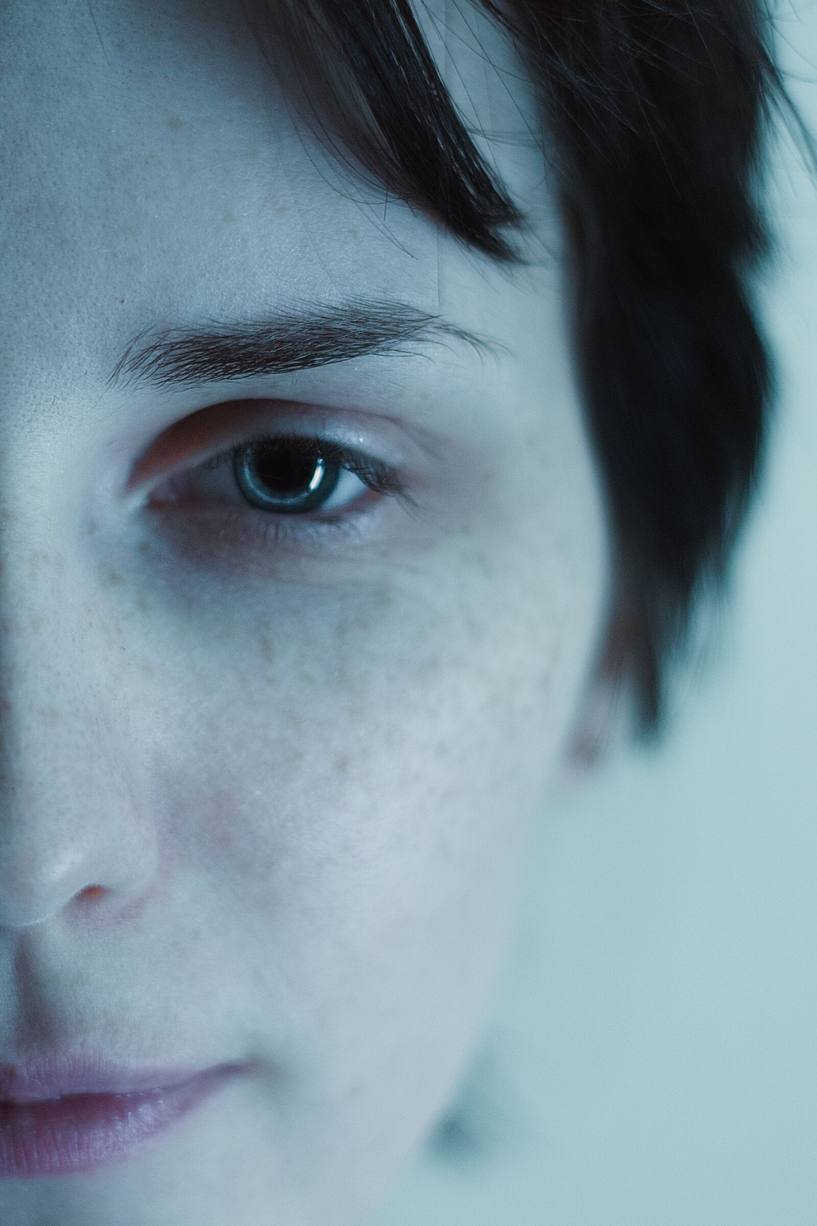 Canon EOS 5D Mark III sample photo. Portrait, grim, girl photography