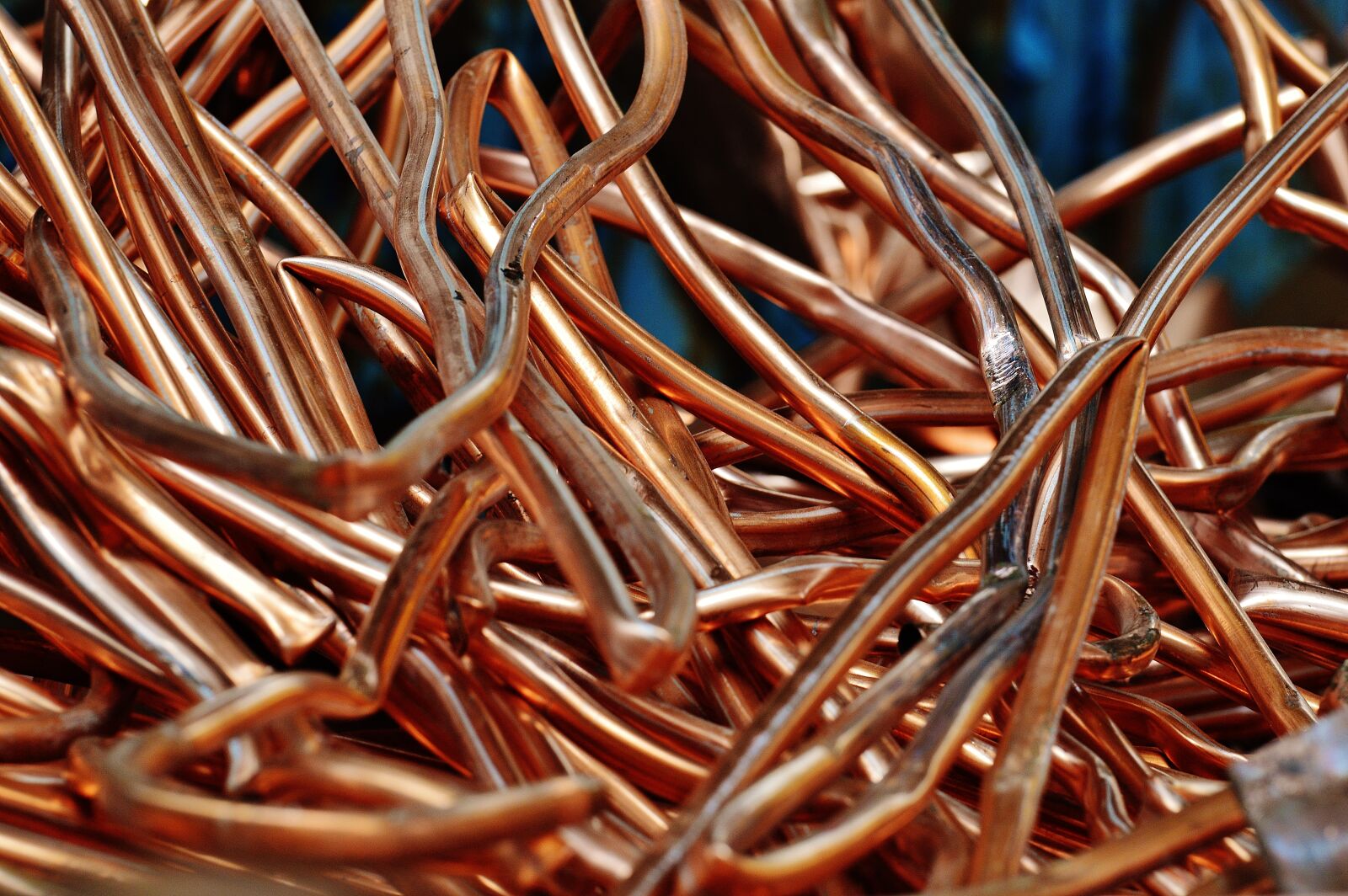 Nikon D3200 sample photo. Copper, scrap metal, scrap photography