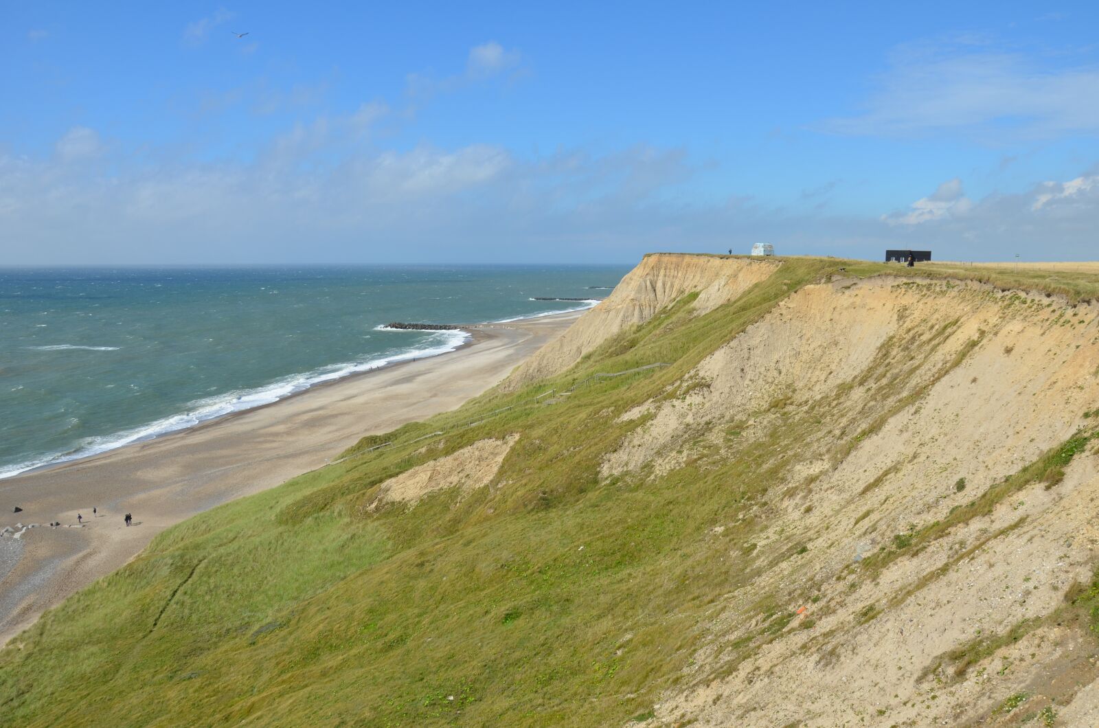Nikon D5100 sample photo. North sea, cliff, denmark photography