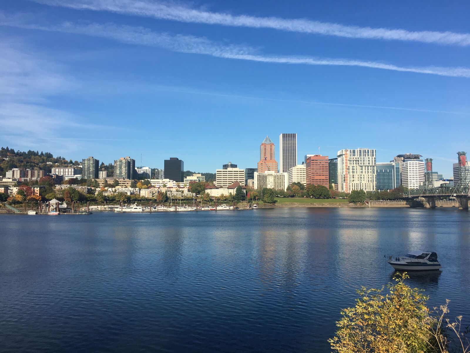Apple iPhone 6s sample photo. Skyline, riverfront, city photography