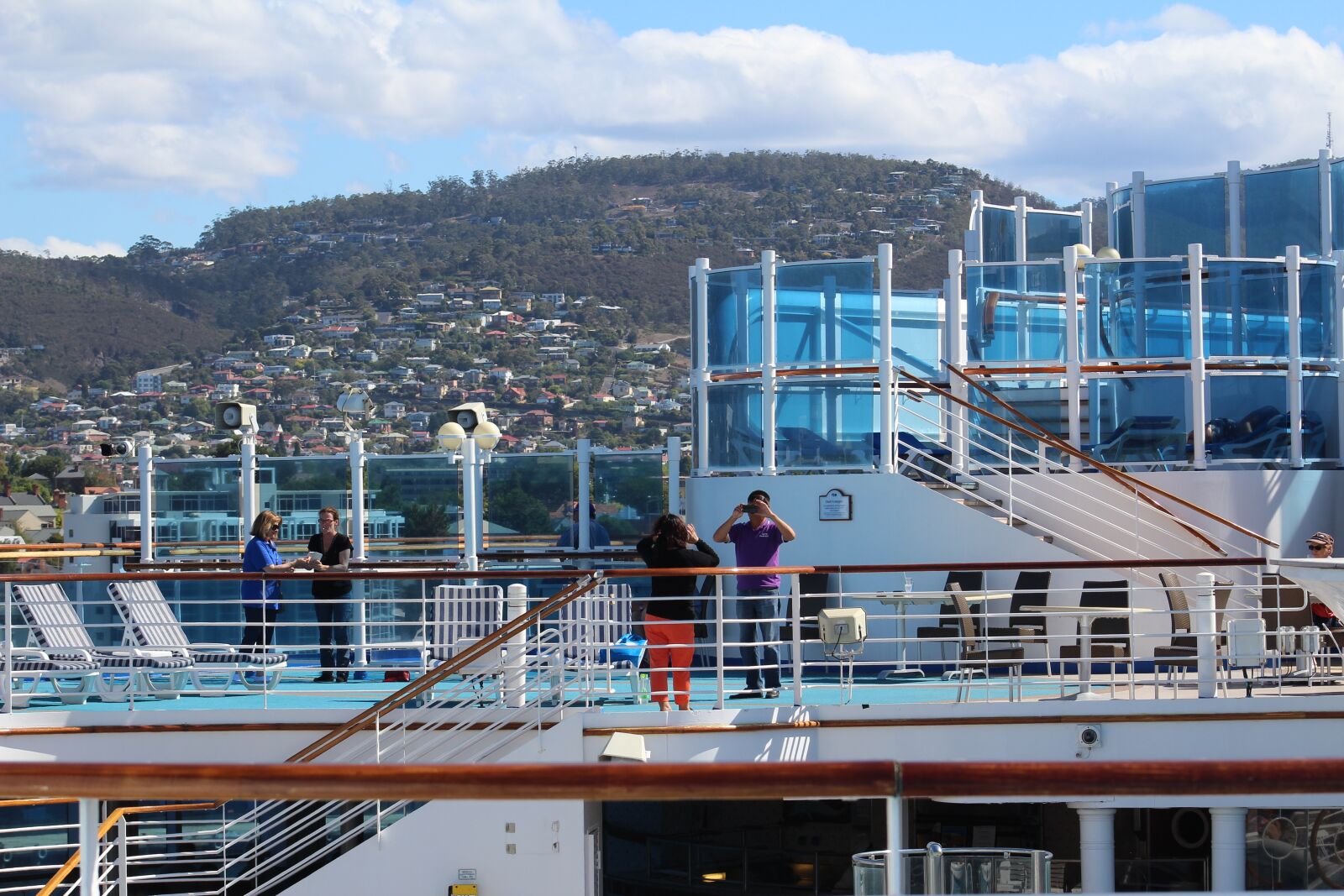 Canon EF 75-300mm f/4-5.6 sample photo. Cruise, ship, deck photography