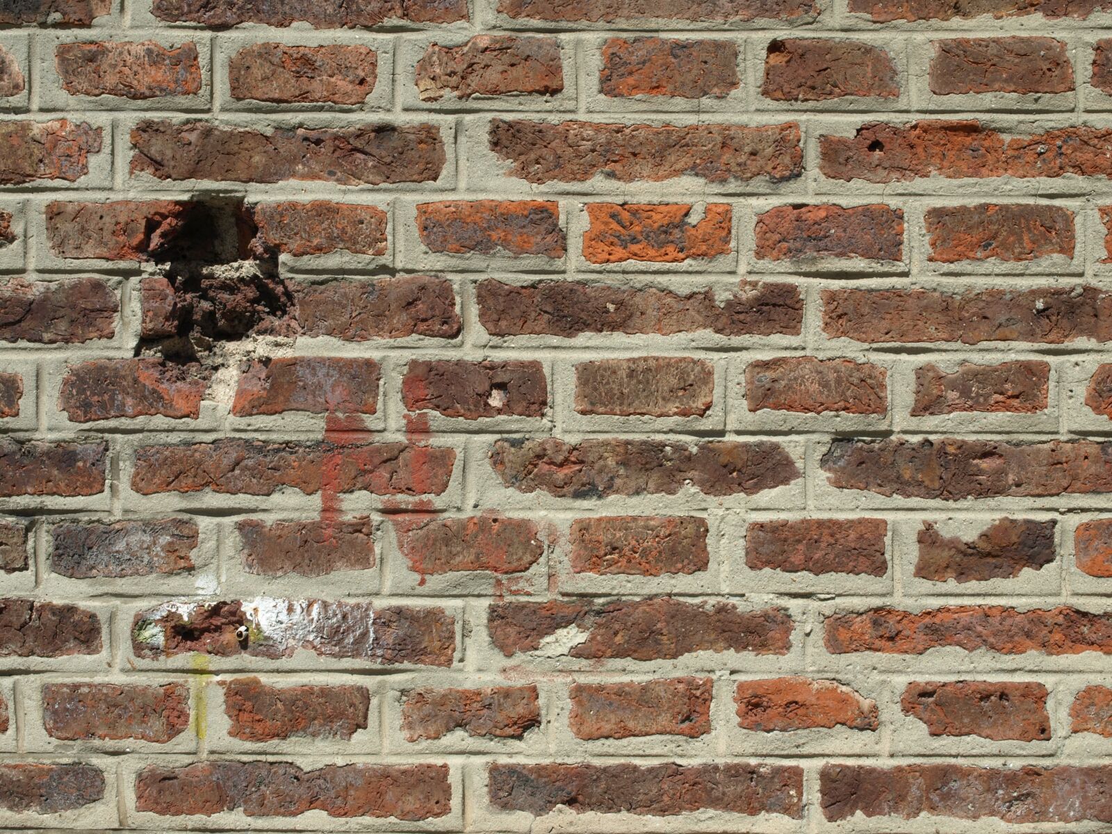 Olympus E-410 (EVOLT E-410) sample photo. Bricks, wall, red photography