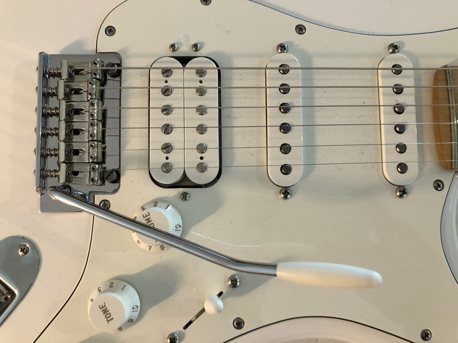 iPhone 8 Plus back dual camera 3.99mm f/1.8 sample photo. Fender, stratocaster, guitar photography