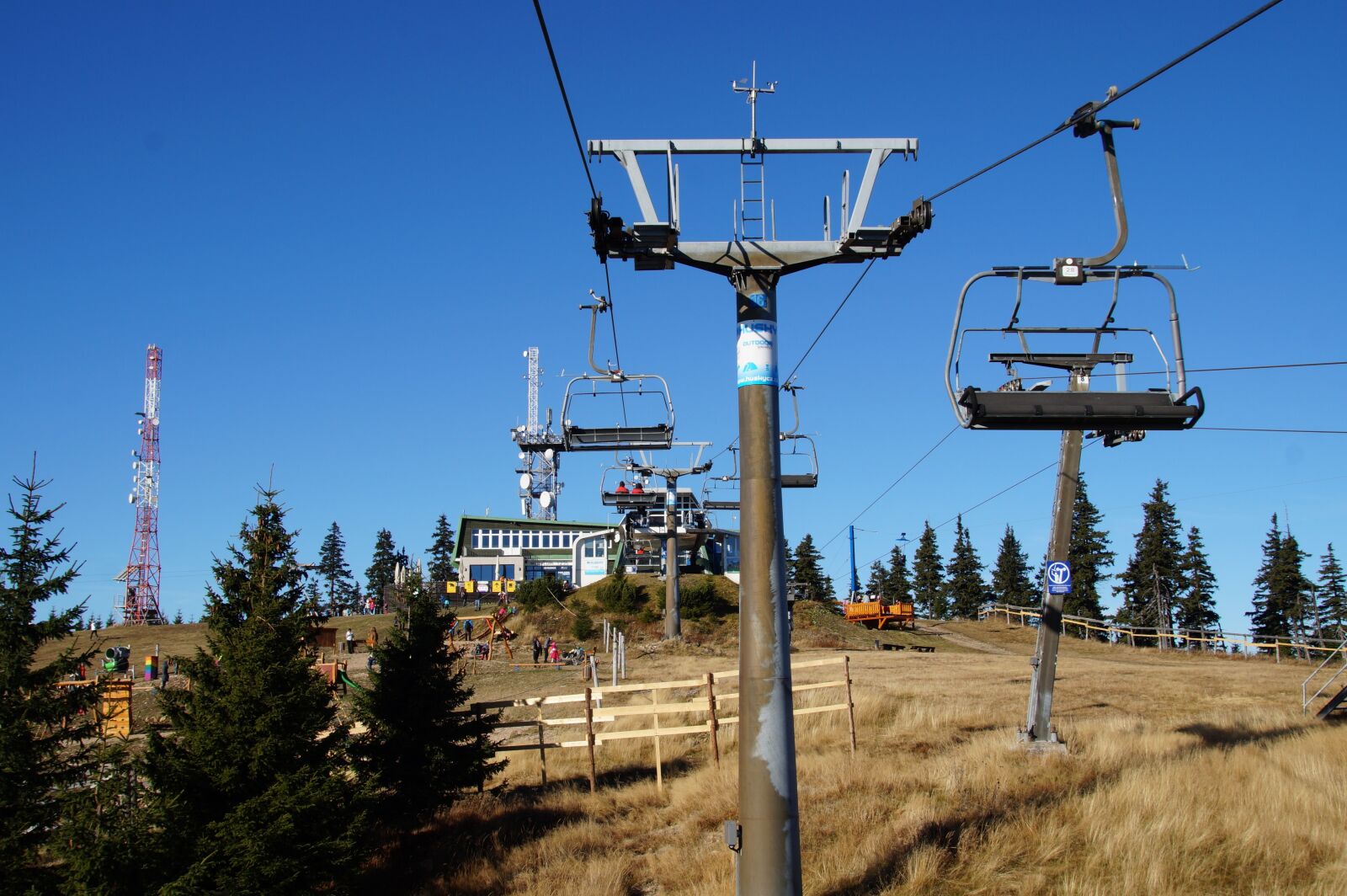 Sony SLT-A58 sample photo. Cableway, seater, top photography