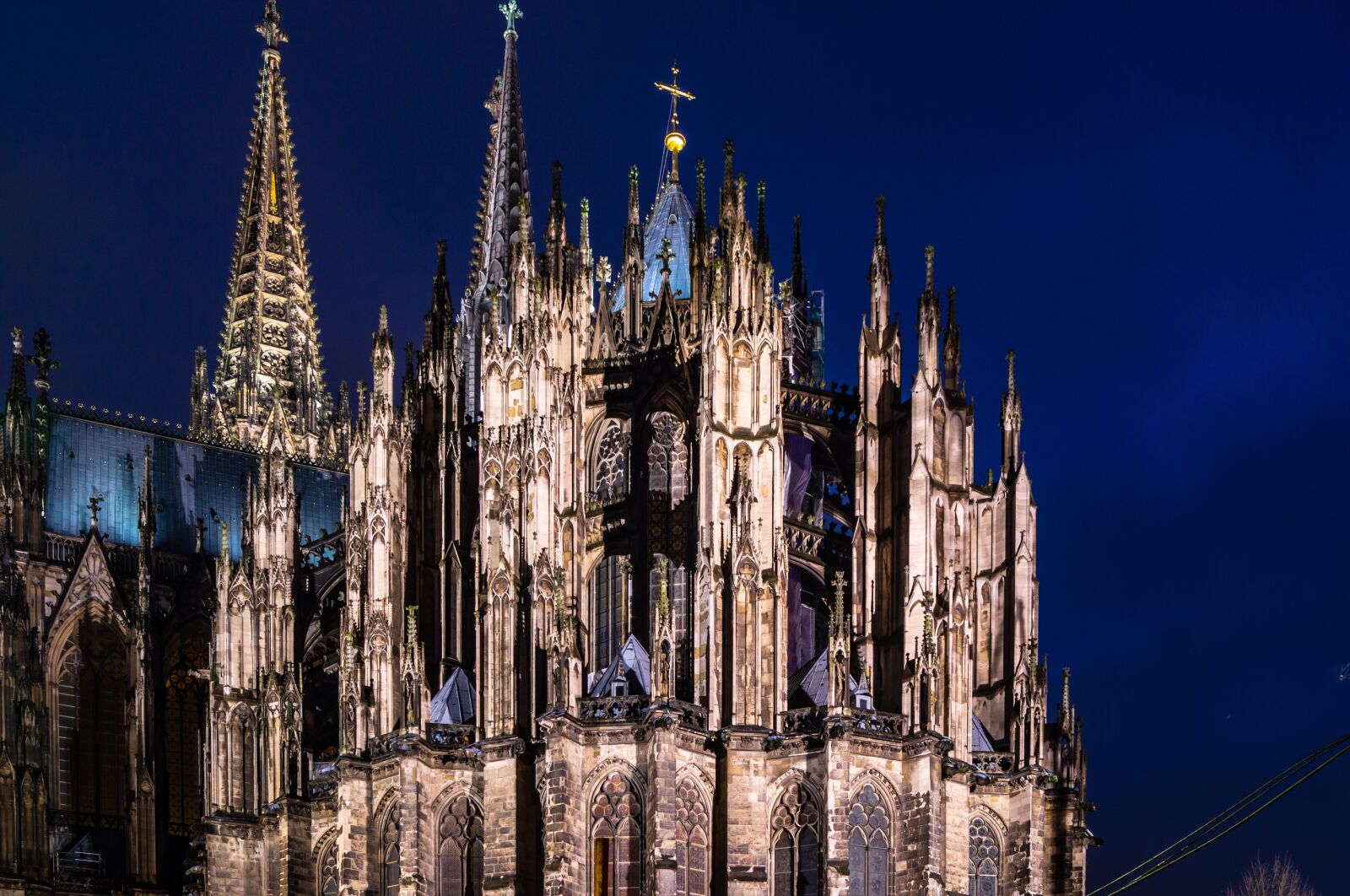 Sony DT 18-55mm F3.5-5.6 SAM II sample photo. Cologne, dom, night photography