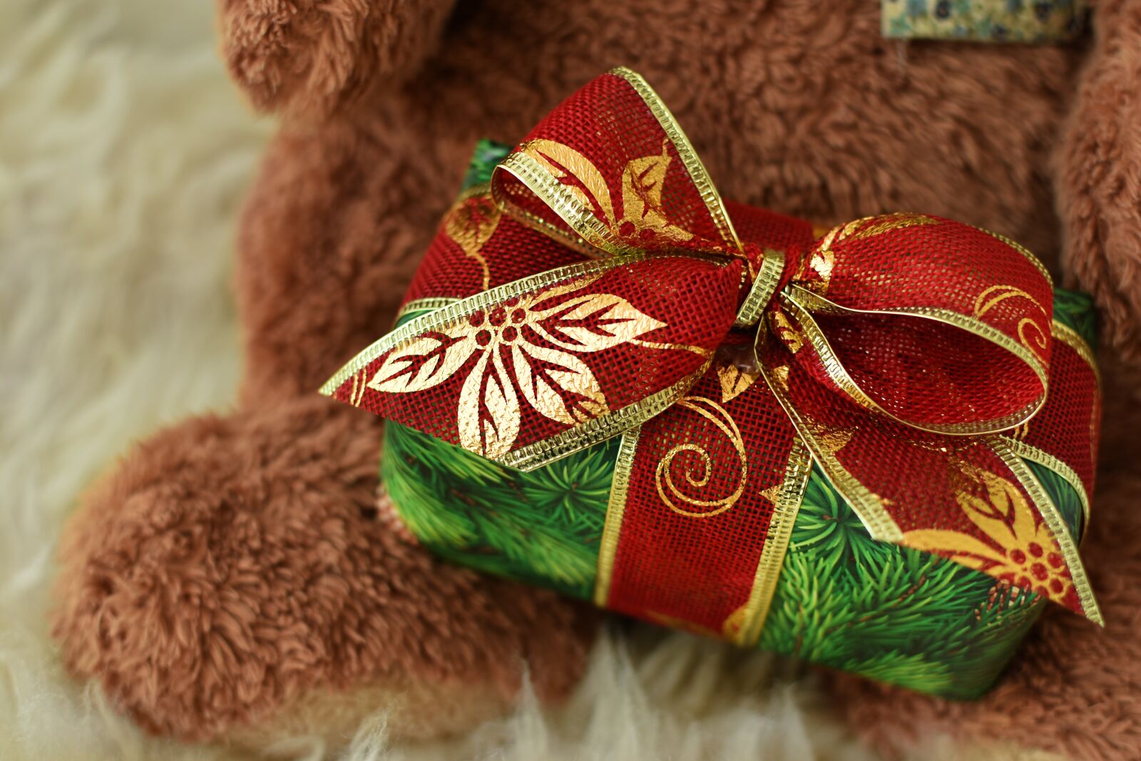 Nikon D3400 sample photo. Toy, bear, christmas photography
