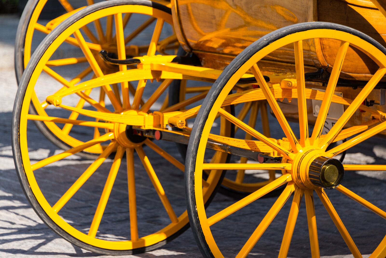 Nikon D800 sample photo. Carriage, wheels, yellow photography
